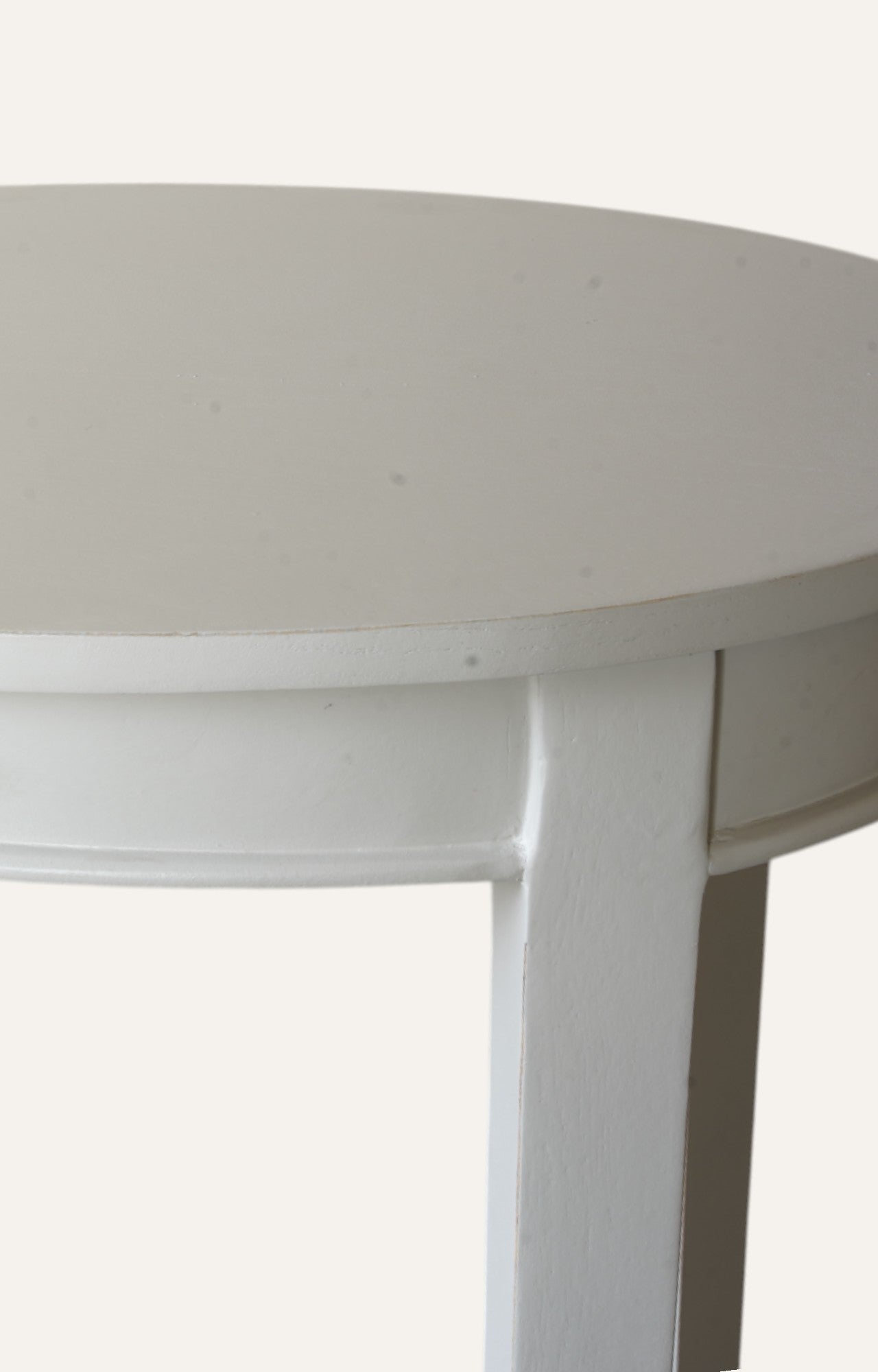 Minimal Round Gray Side Table