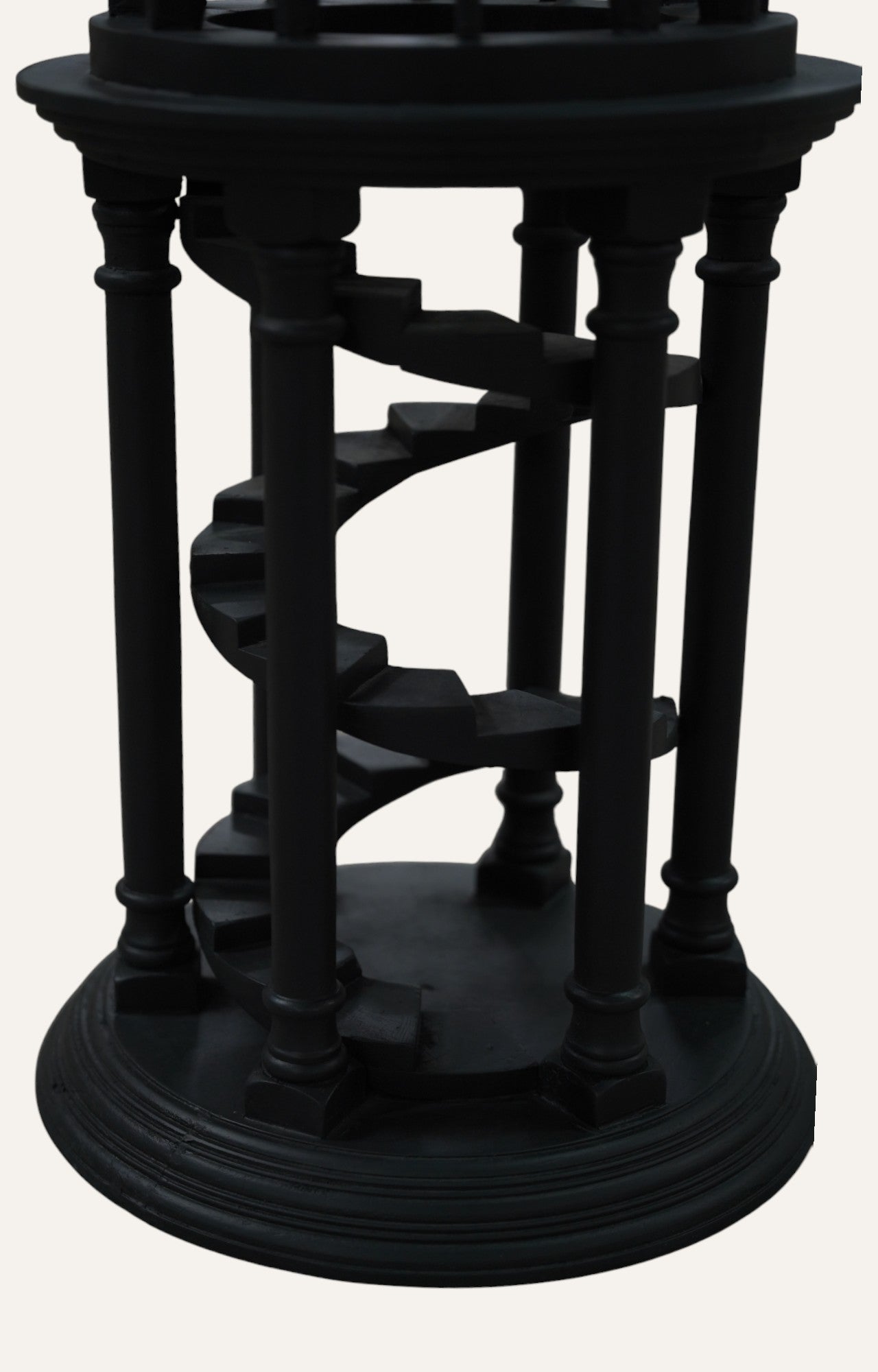 Renowned Spiraled Staircase Replica of French Domed Tower