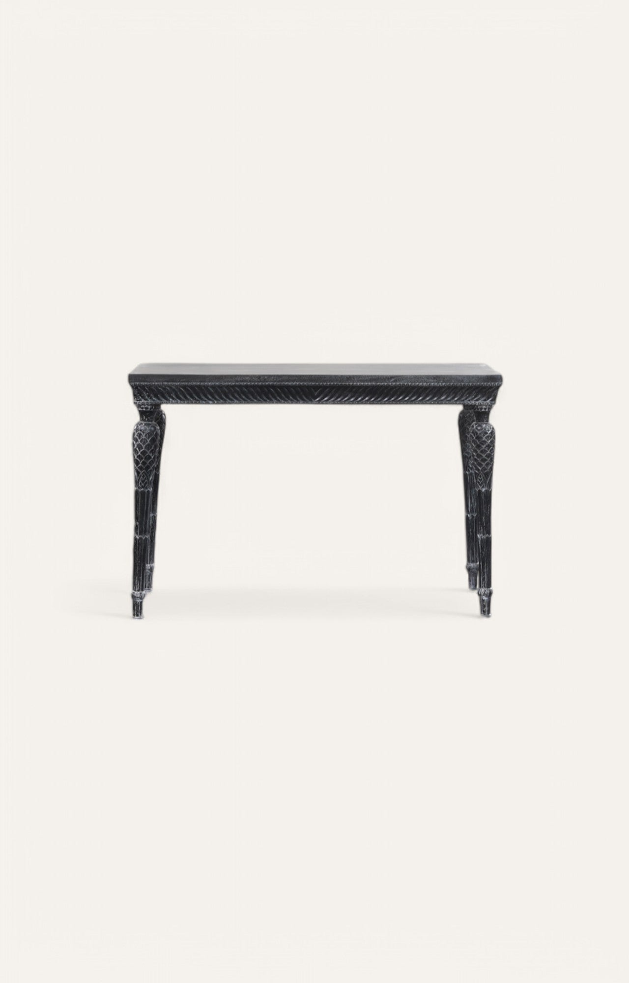 Black Finish Wooden Console