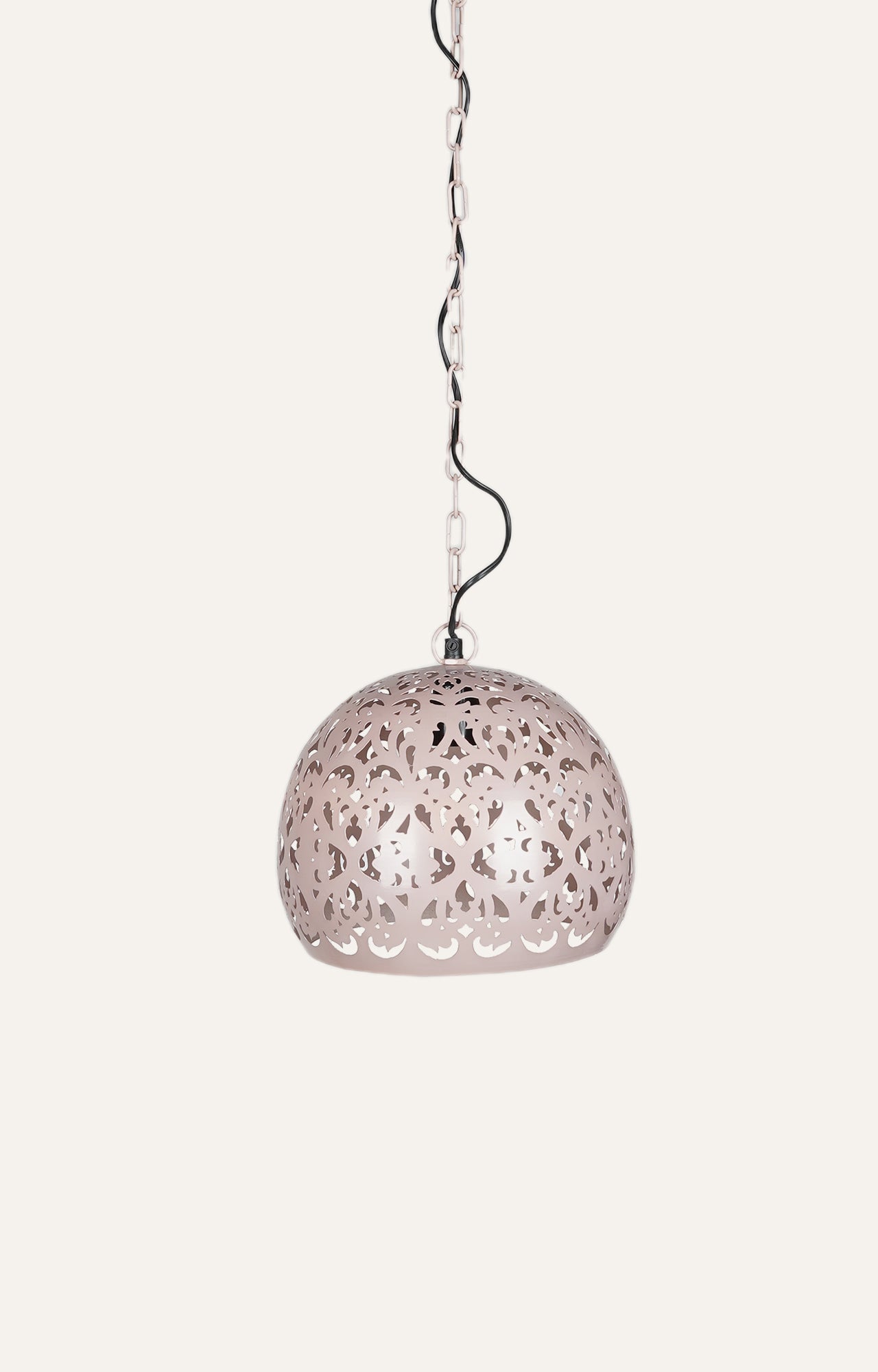 Delicate Lace Pattern Hanging Light