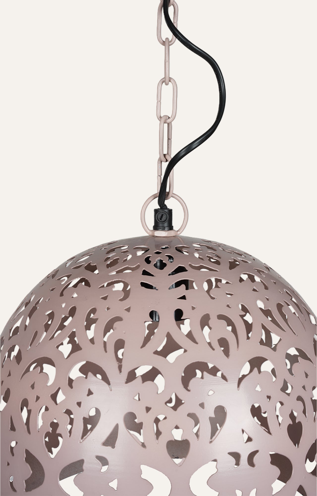 Delicate Lace Pattern Hanging Light