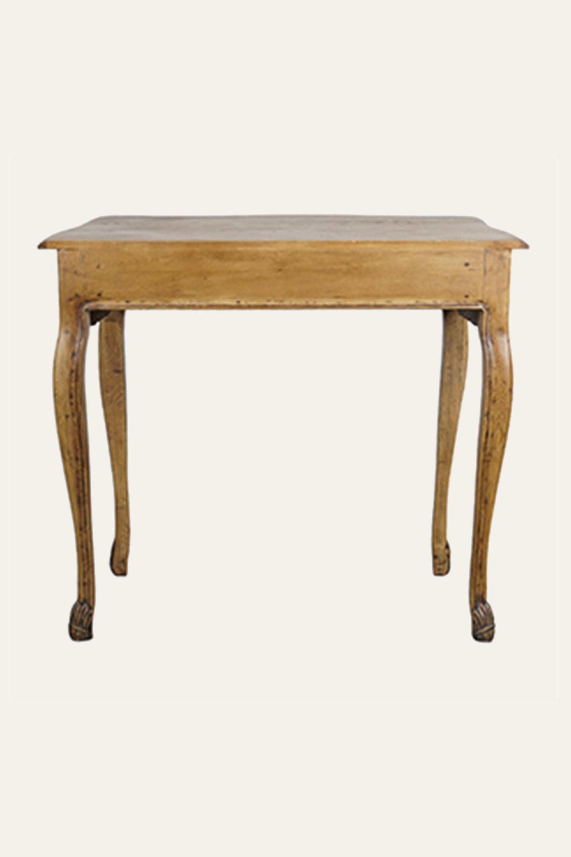 Compact French Style Wood Study Table with Drawer