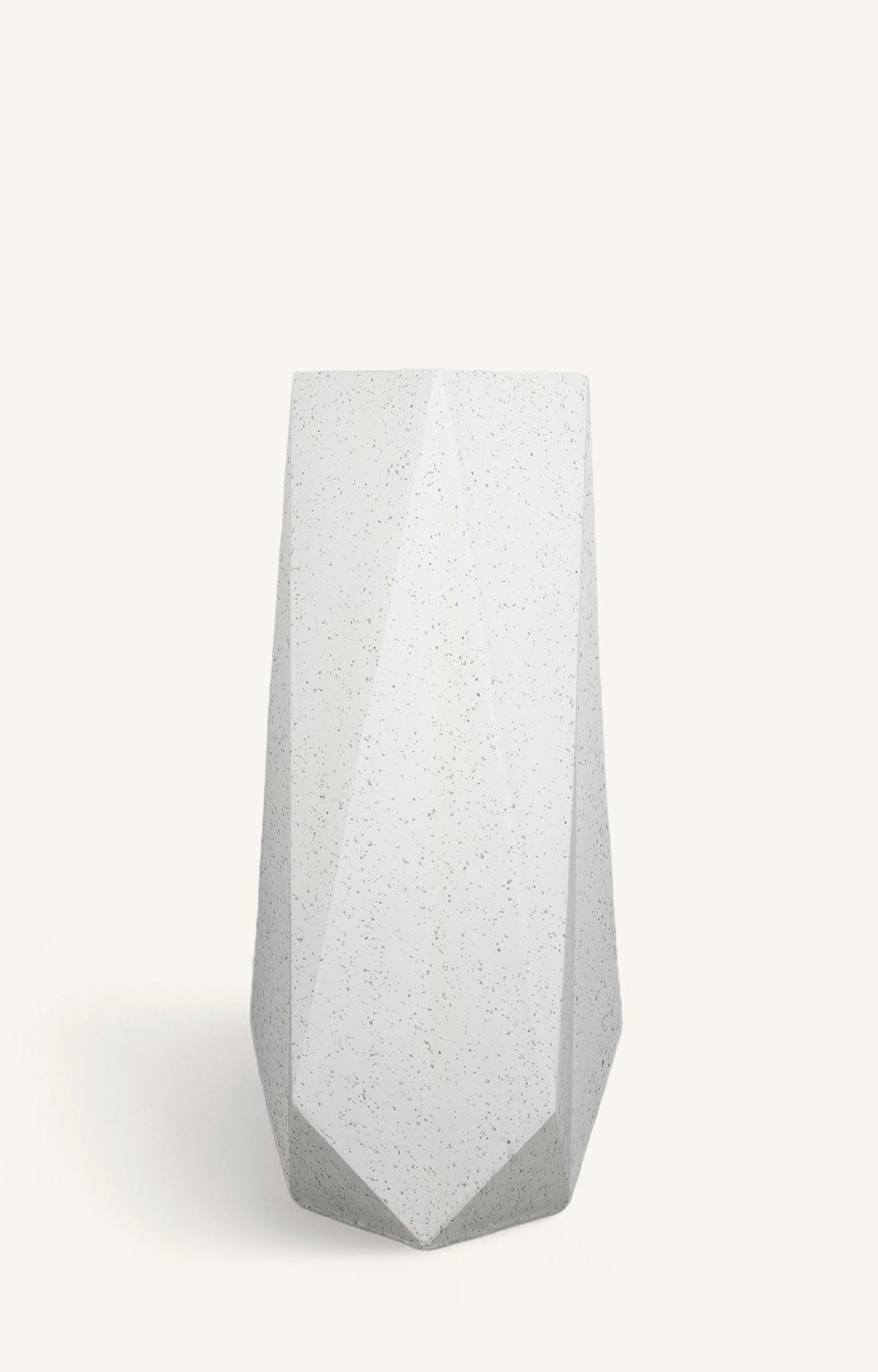 White with Pentagon Shape Indoor Planter