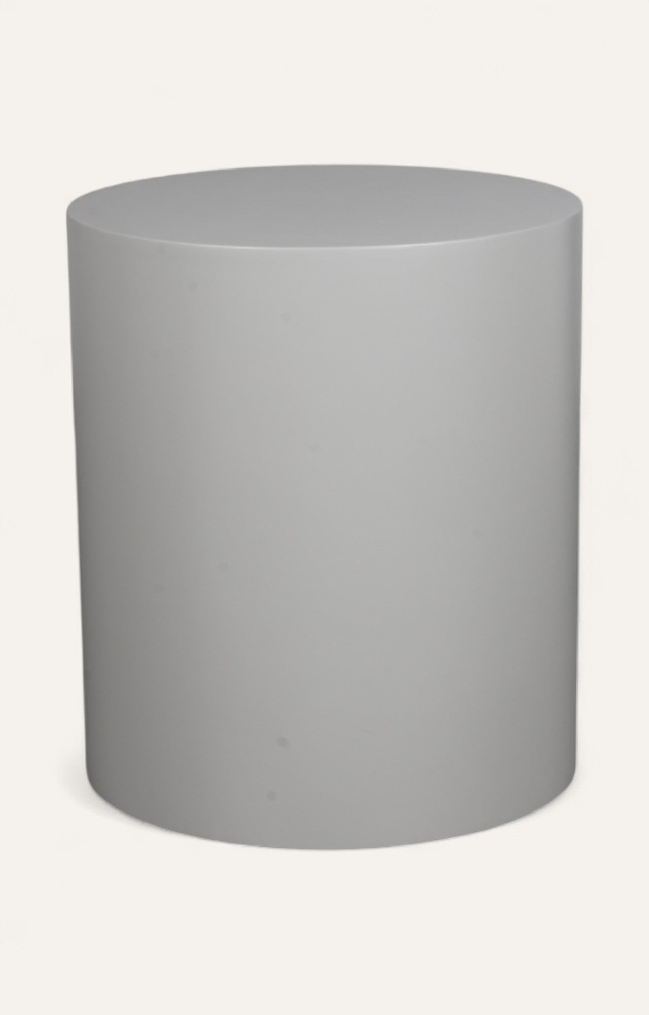 Minimal Bedside Table in White Matte Finish