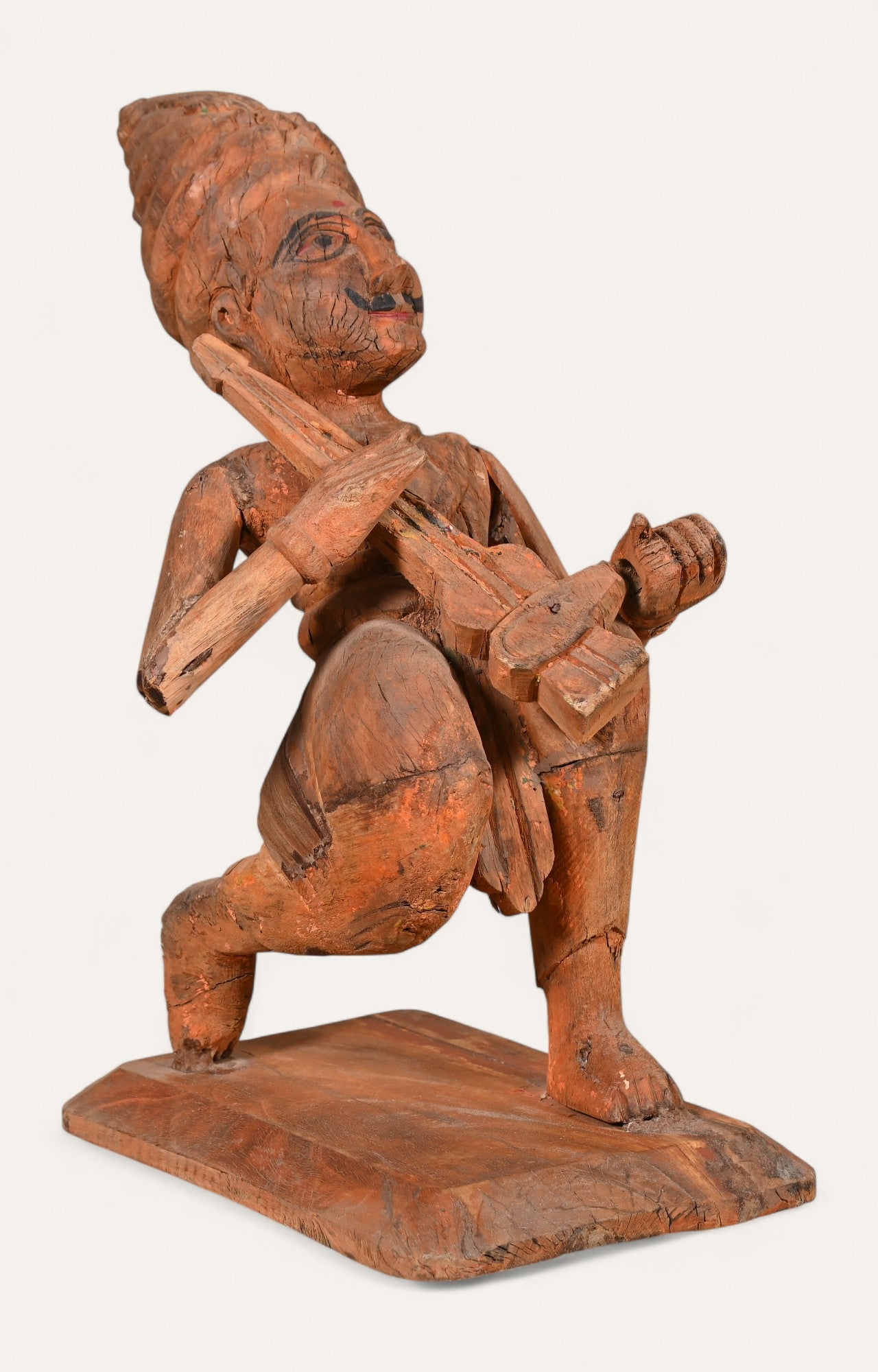 Hanuman's Call Wooden Figurine