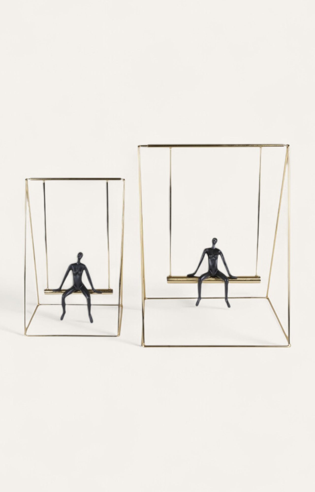 The Golden Swing Modern Décor – Set of 2