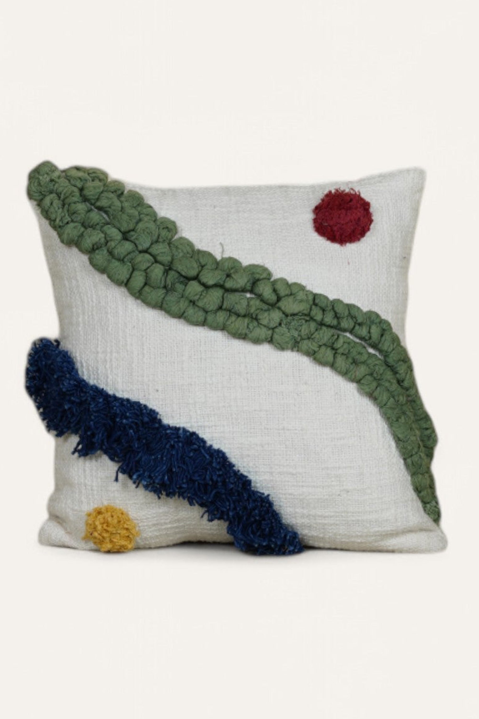 Abstract Tufted Cushion