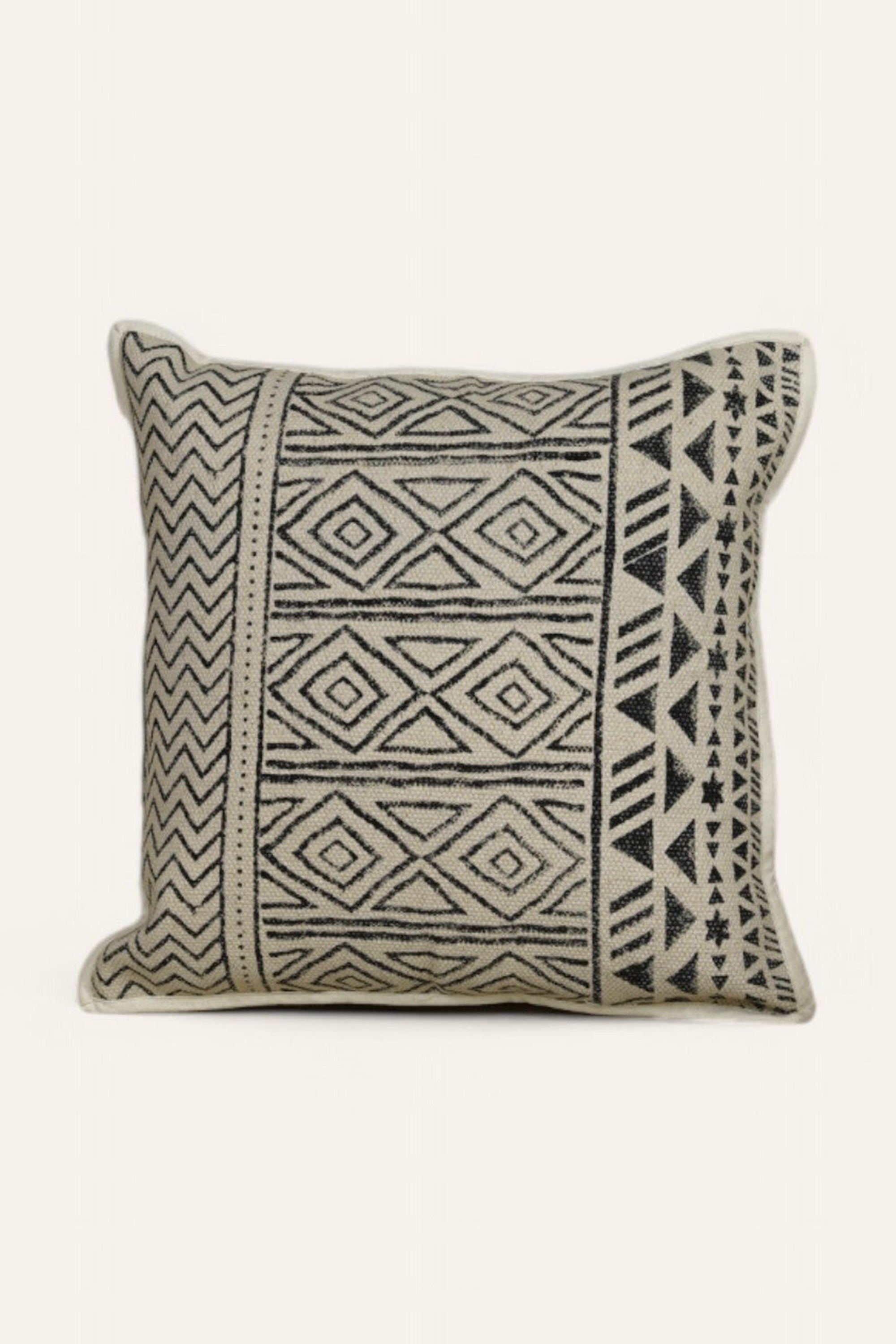 Jaipur Block Printed Cotton Cushion