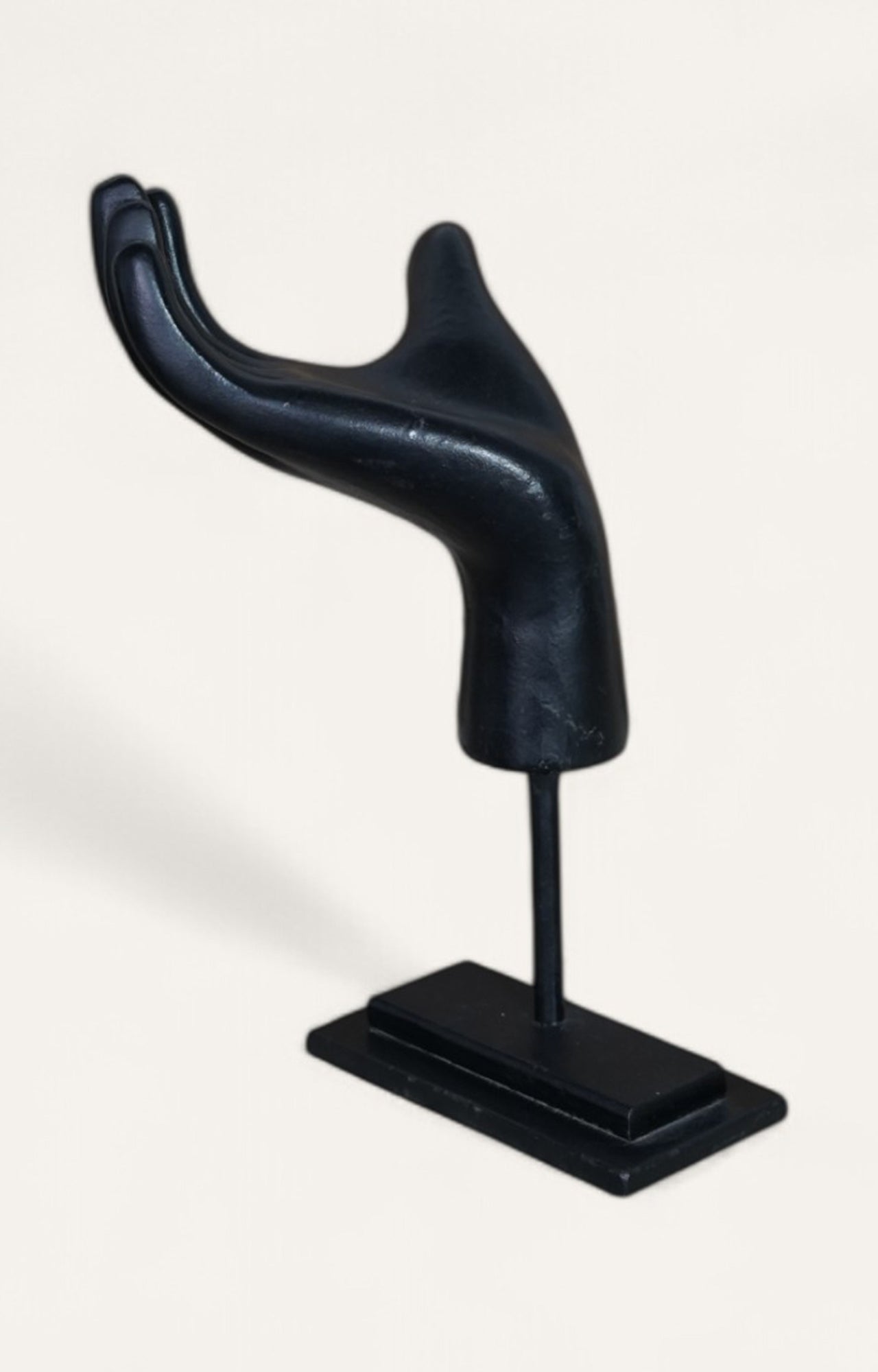 Modern Home Decor Black Hand Sculpture