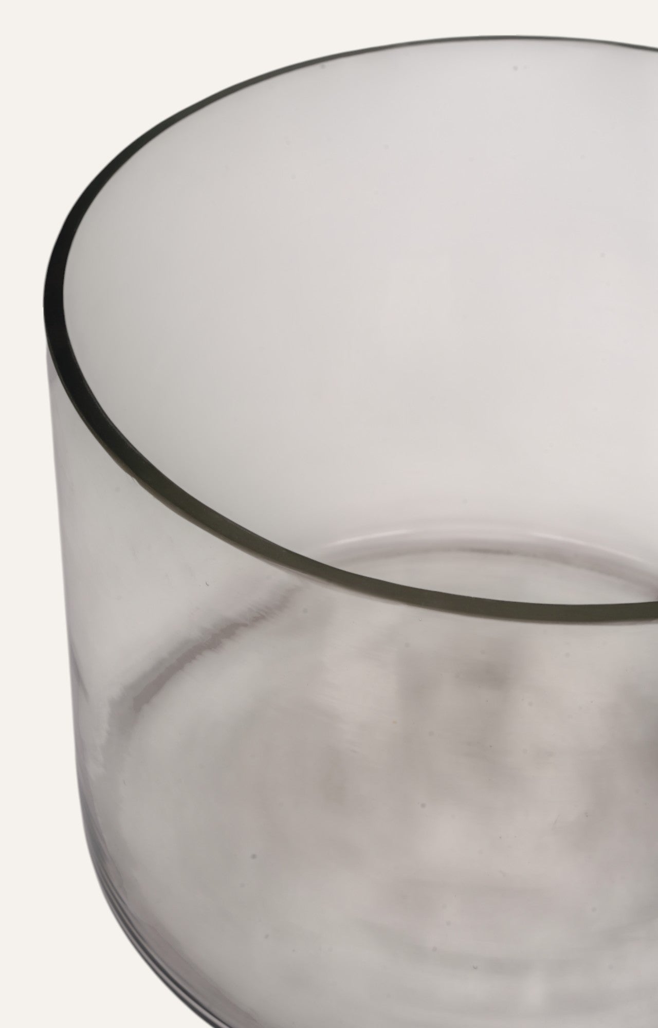 Minimalist Handblown Glass Cylinder Vase