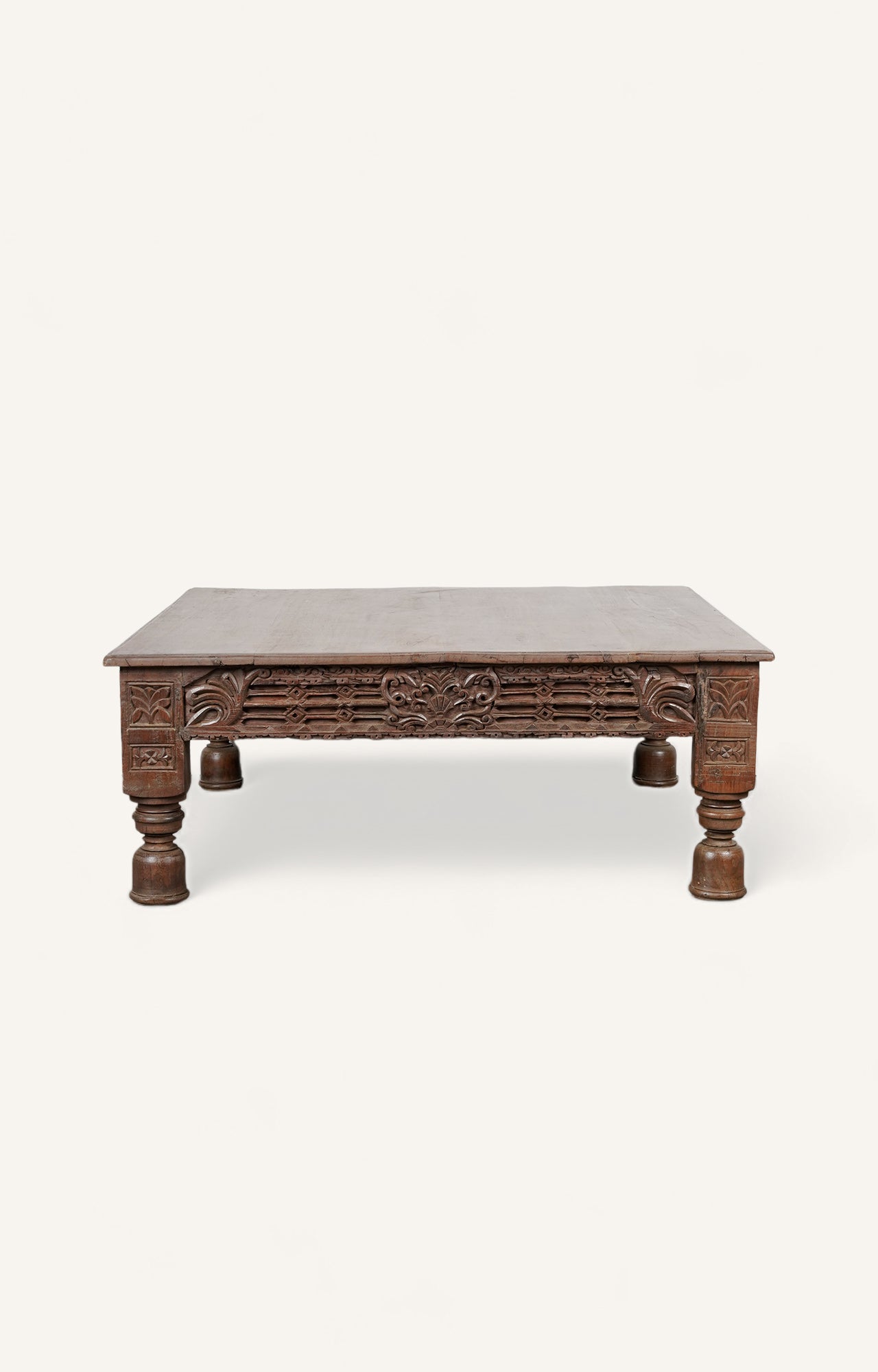 Solid wood antique coffee table