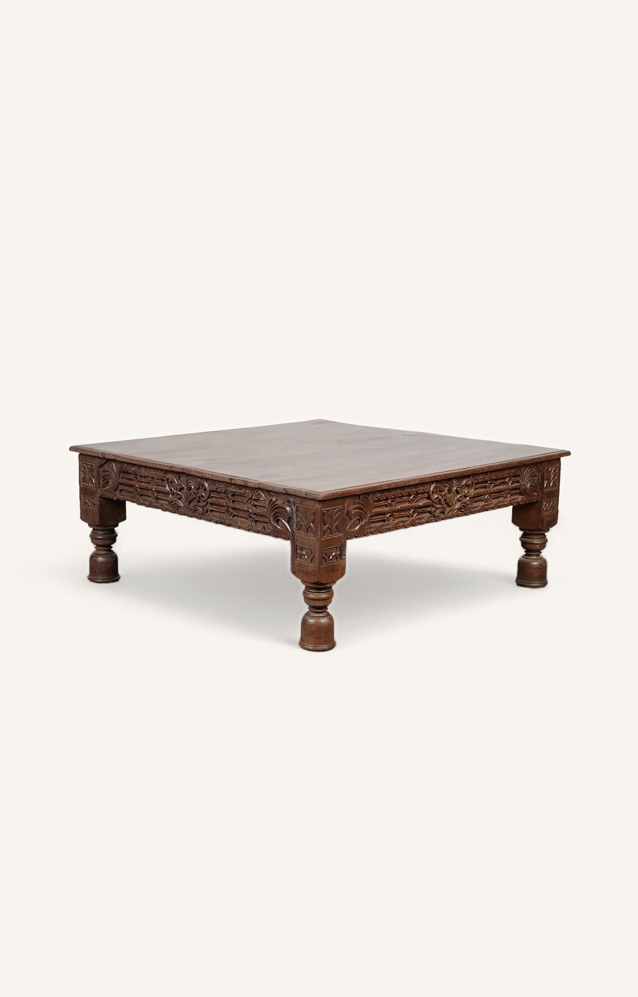 Solid wood antique coffee table