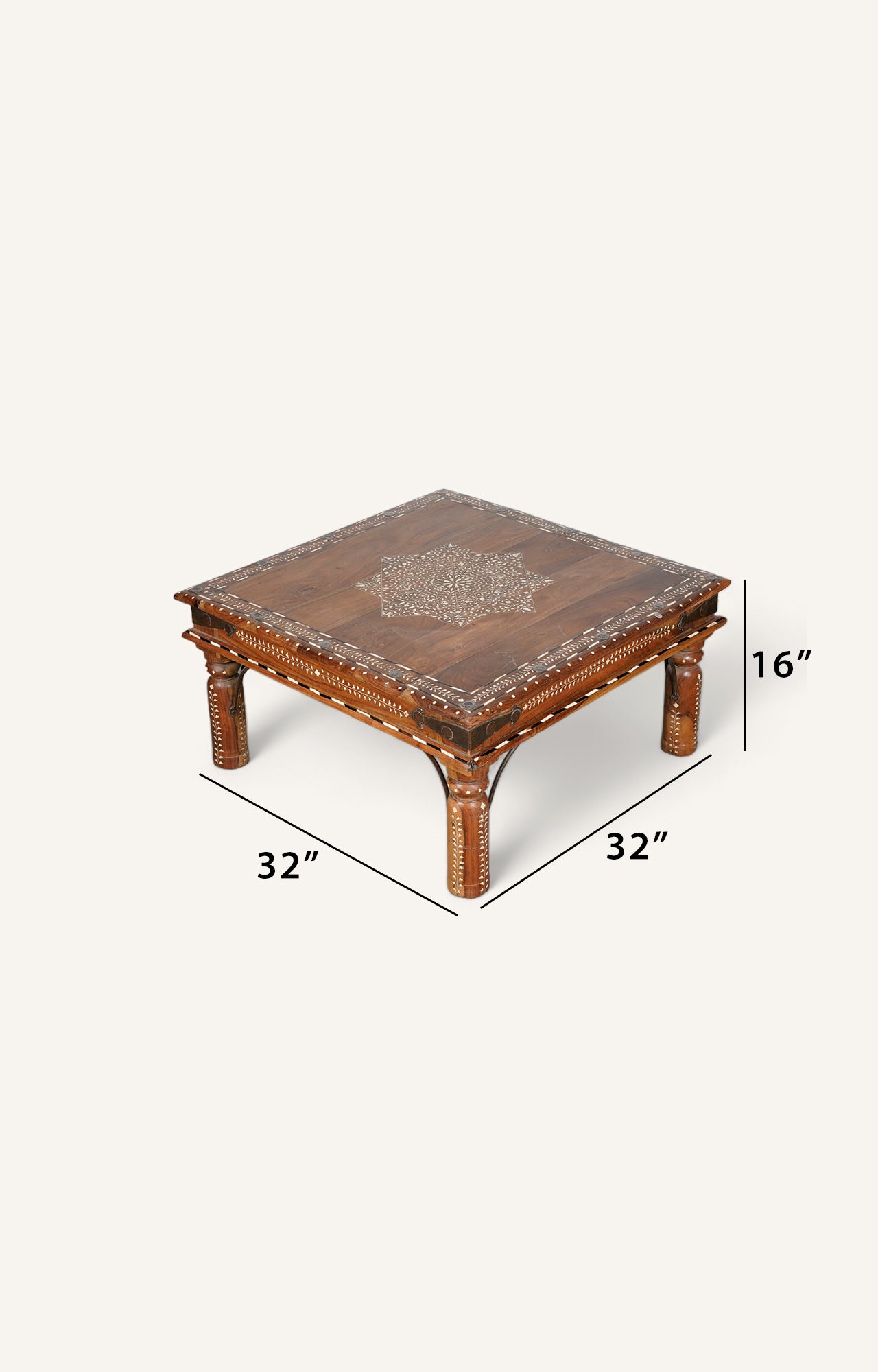 Bone Inlay coffe table