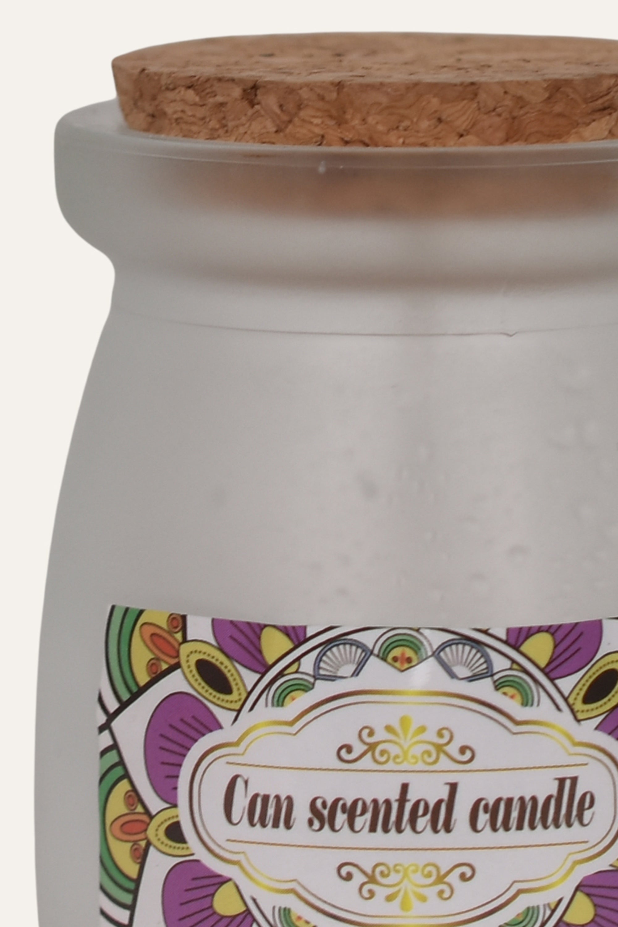 Decorative Amber Jar Scented Candle - White