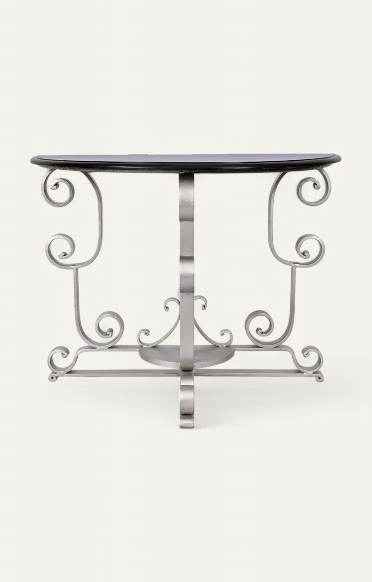 Half Moon Marble Console