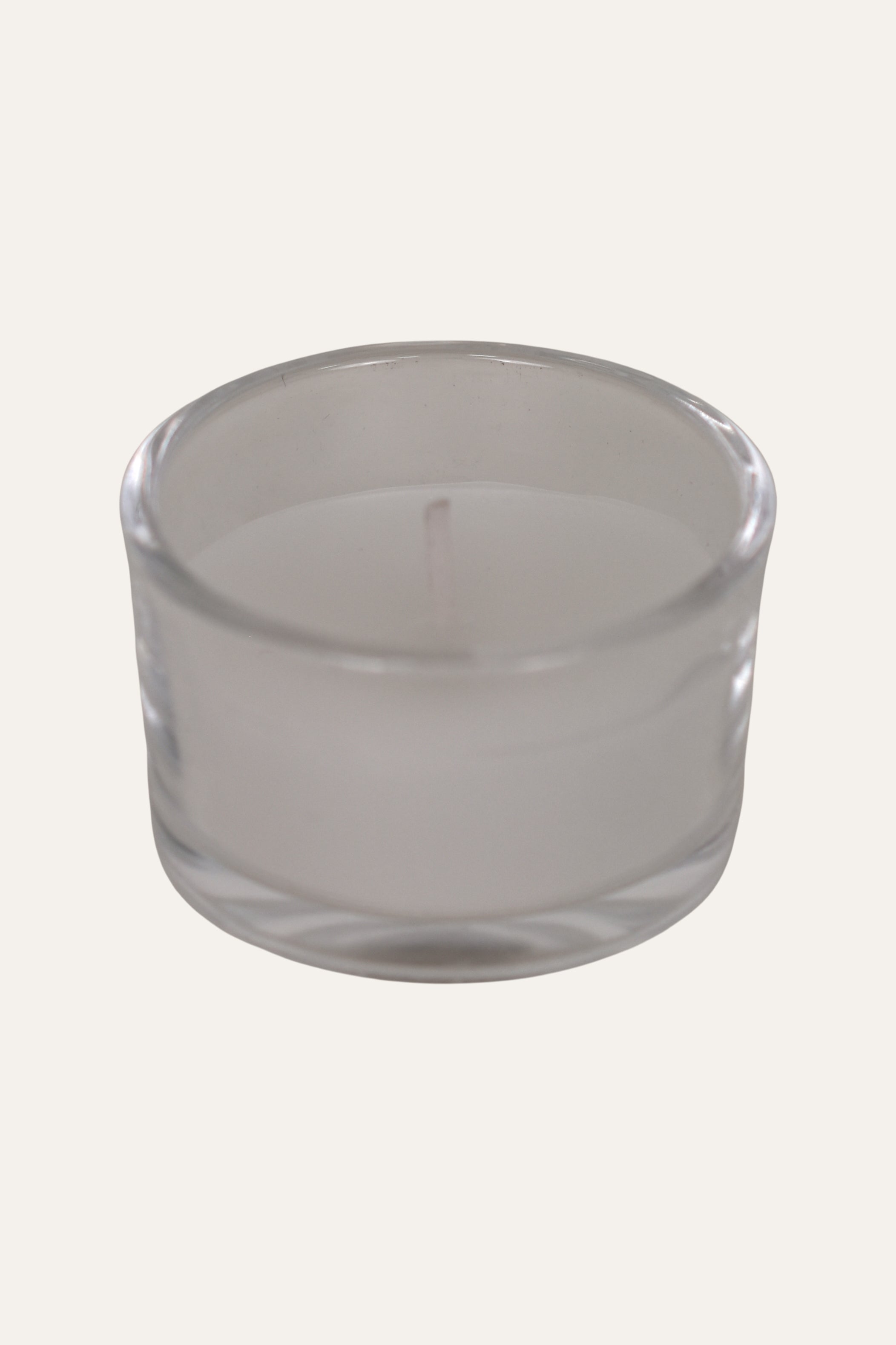 Vanilla Scented White Candle in Cup Paraffin Wax Decorative Candle - White