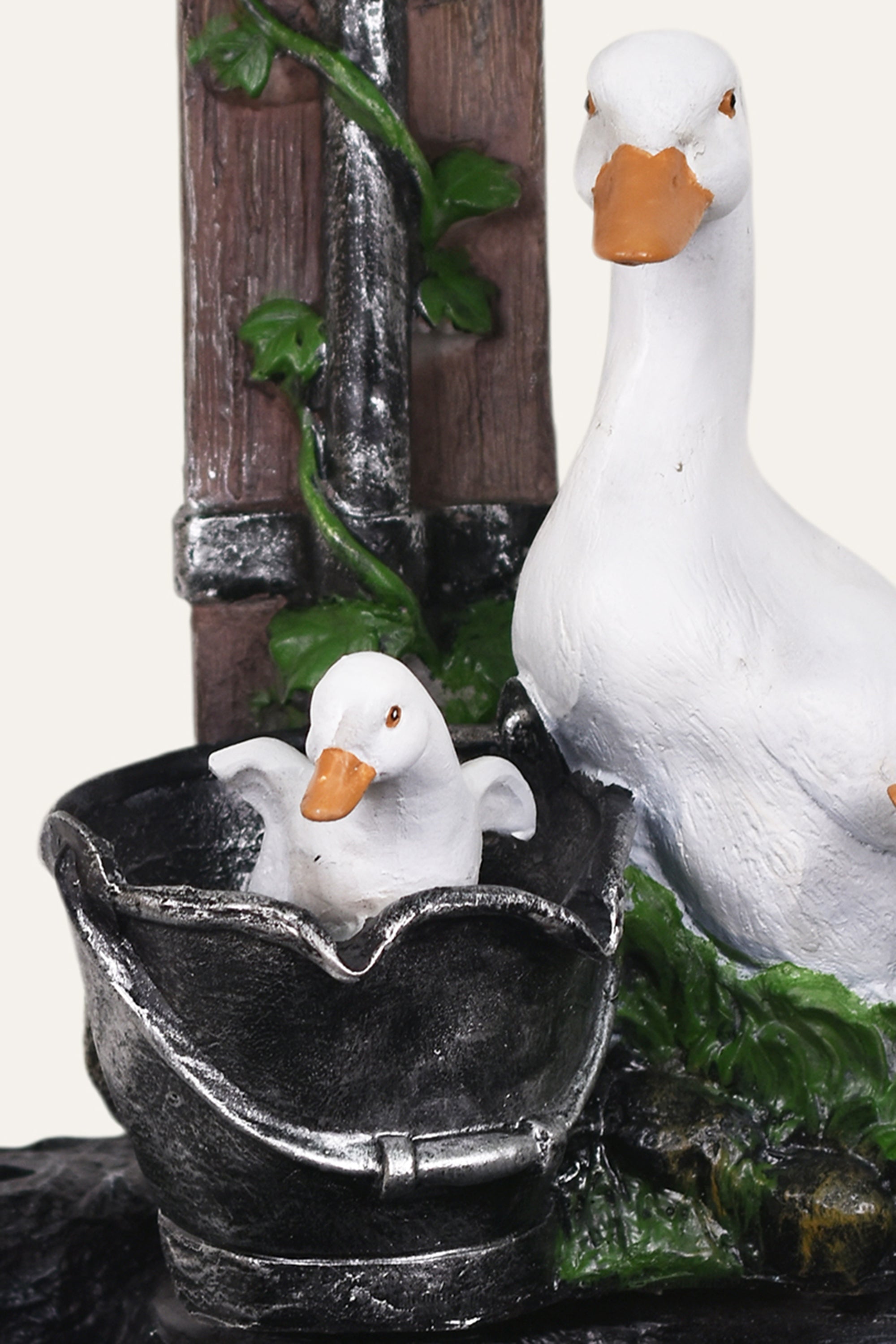 Duck Family Indoor Water Fountain