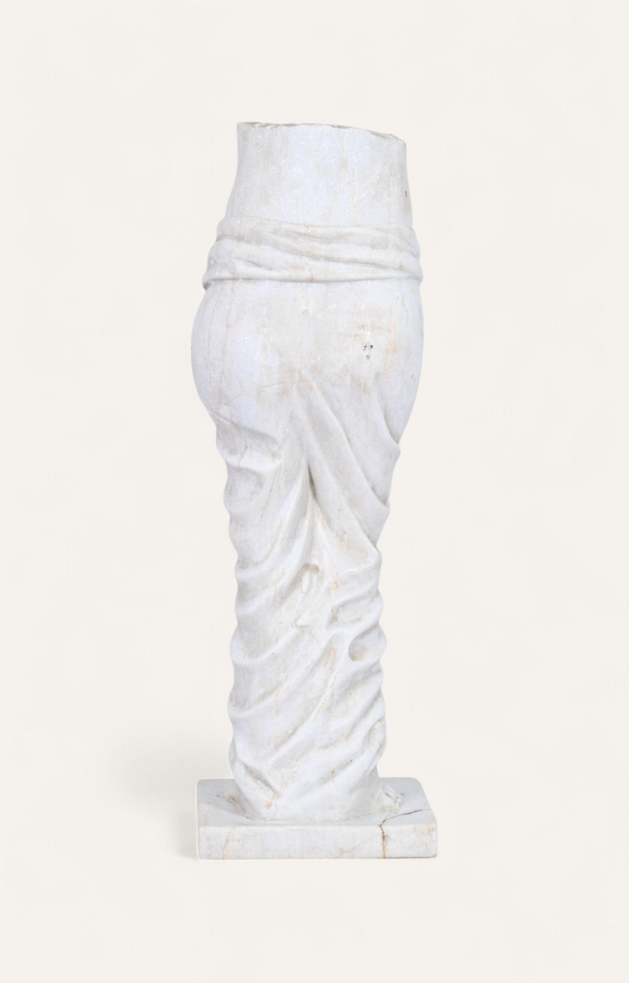 Neo-Classical Maiden Legs Marble Sculpture