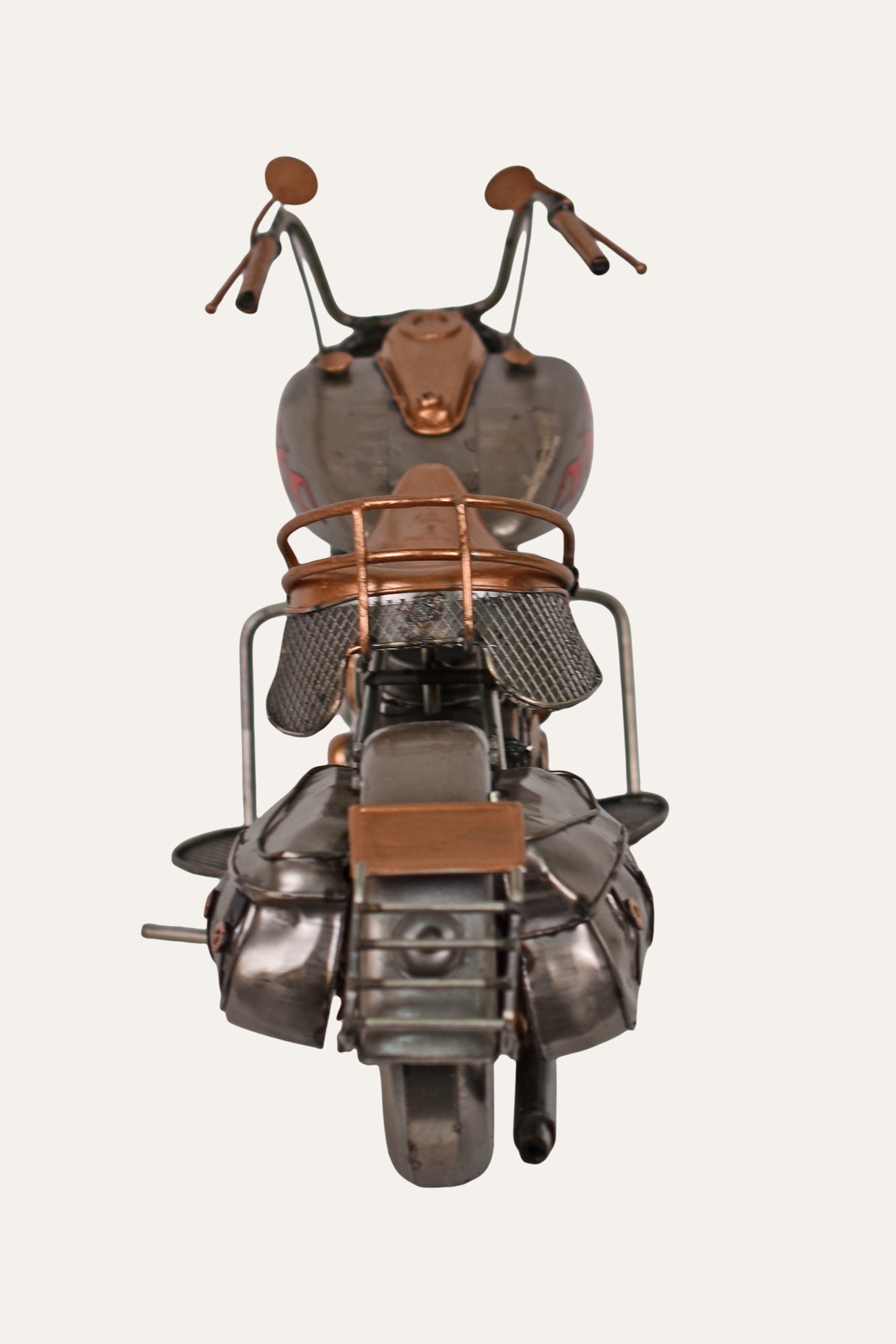 Handcrafted Vintage Motorcycle Decor