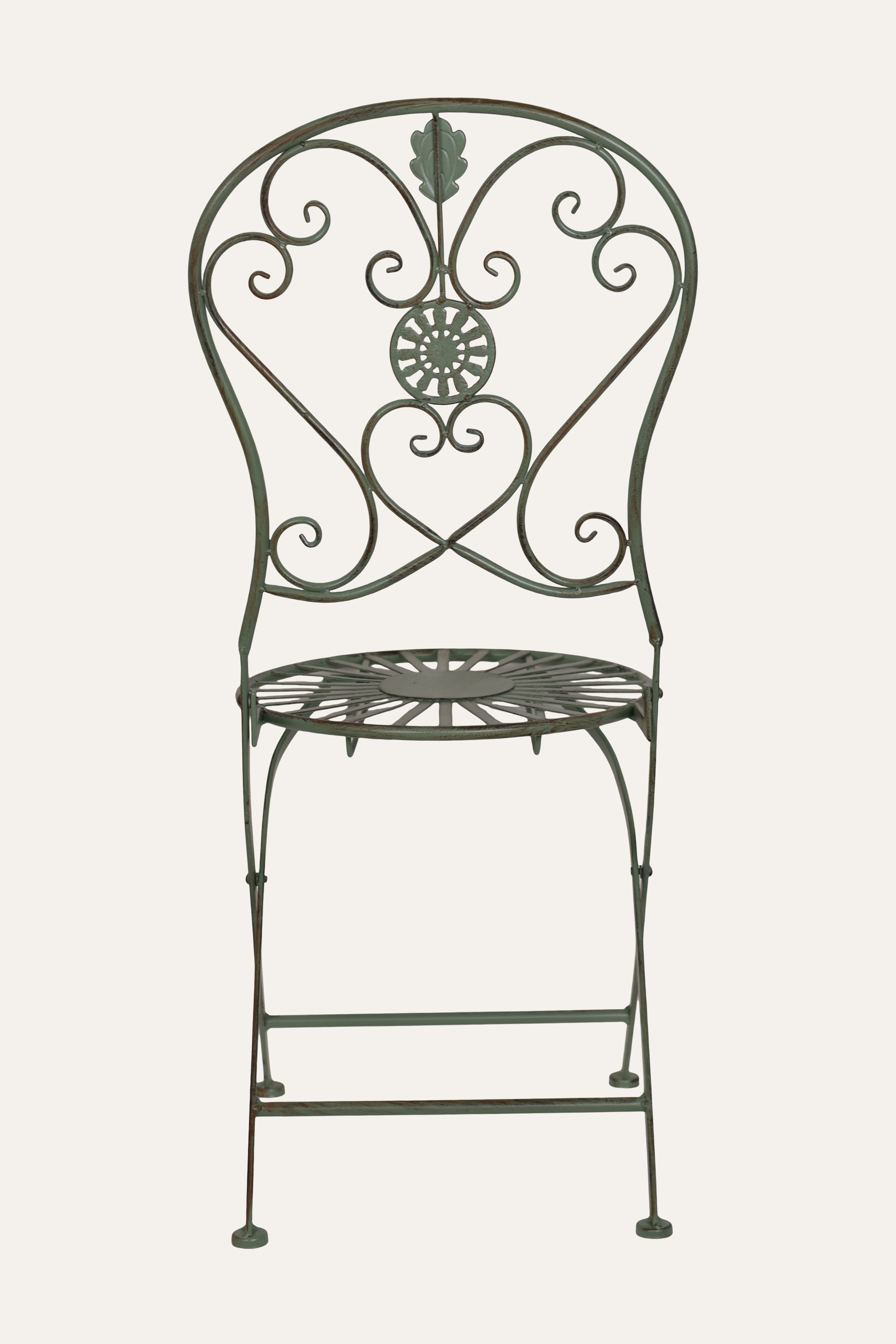 Vintage Iron Folding Garden Chair