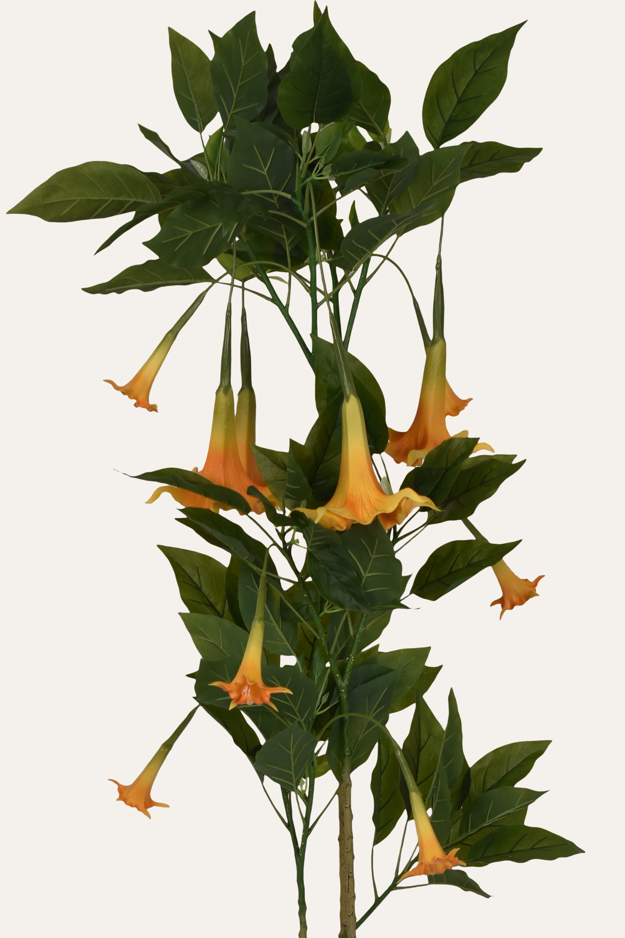 Yellow Trumpet Artificial Blooming Plant