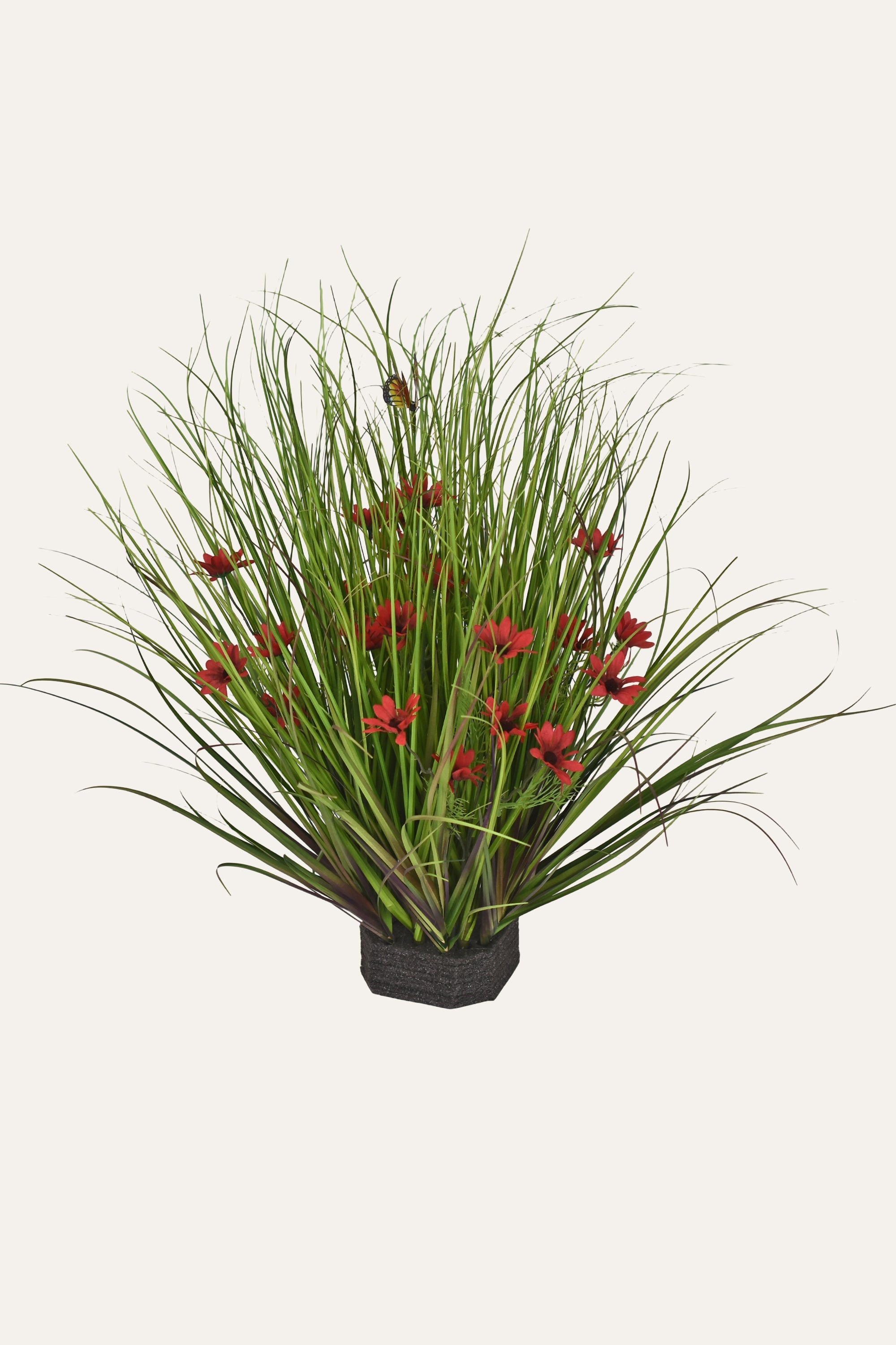Crimson Meadow Artificial Grass Plant