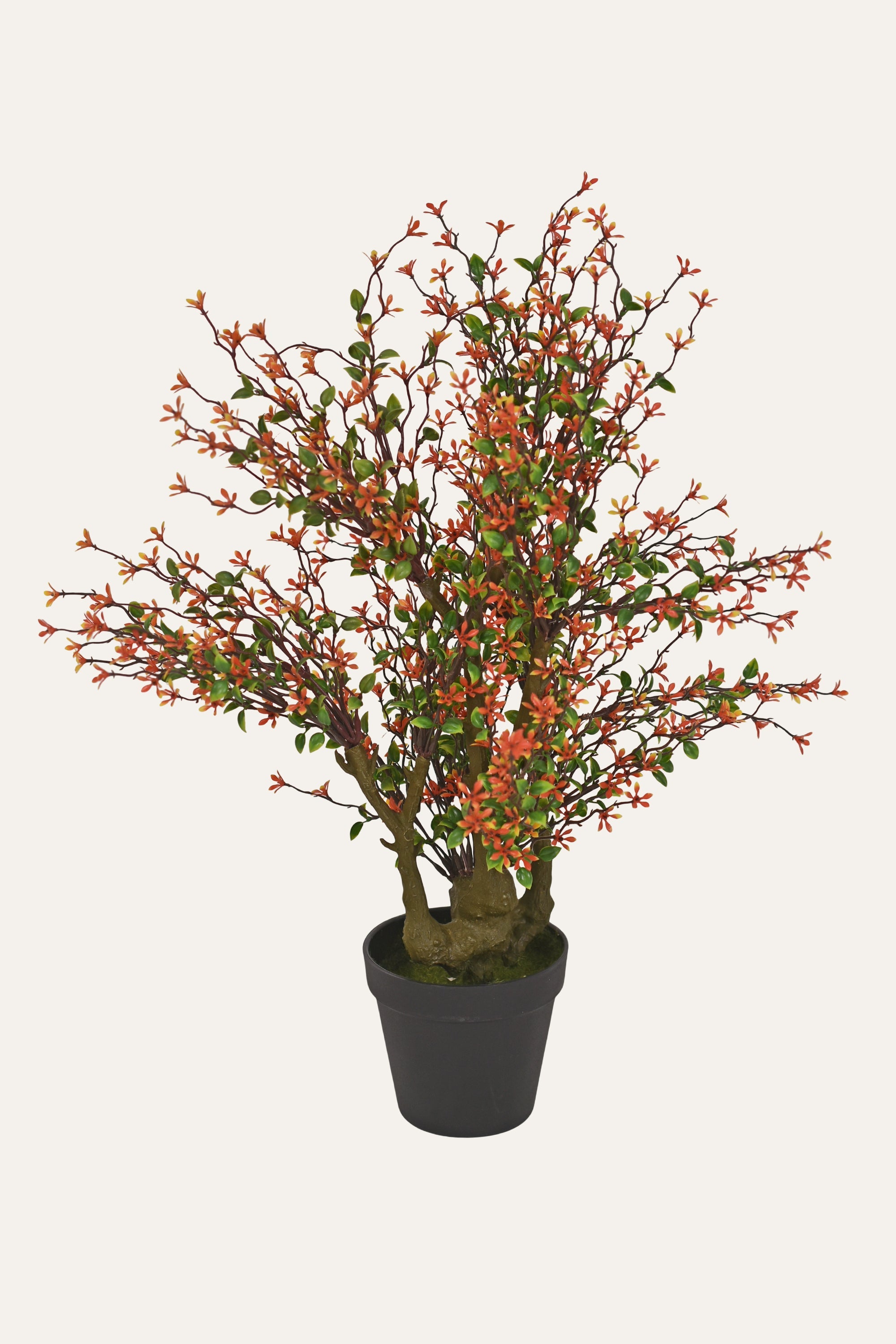 Red Blush Bloom Artificial Flowering Plant