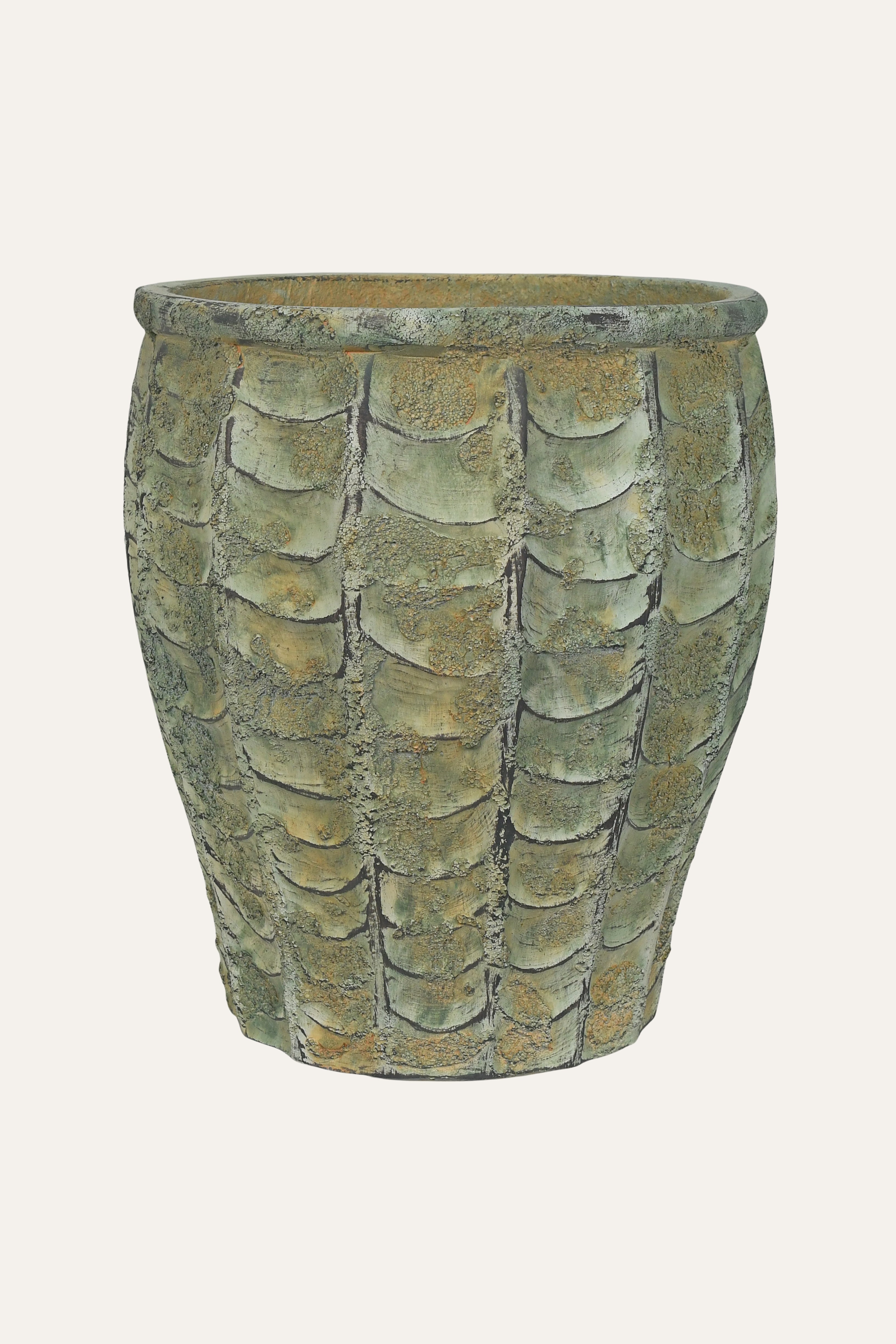 Handcrafted Patina Terracotta Rustic Planter- Medium