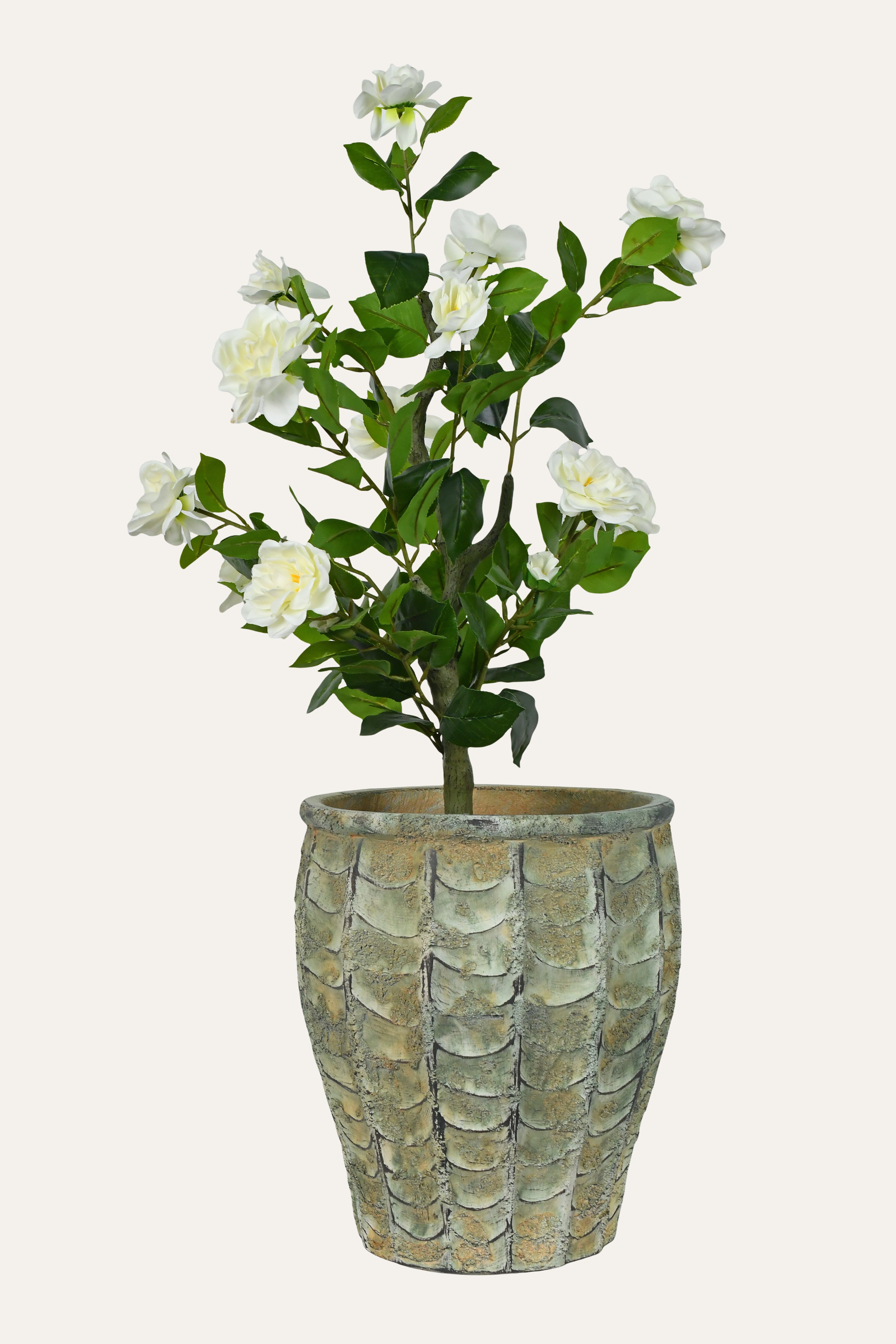 Handcrafted Patina Terracotta Rustic Planter- Medium