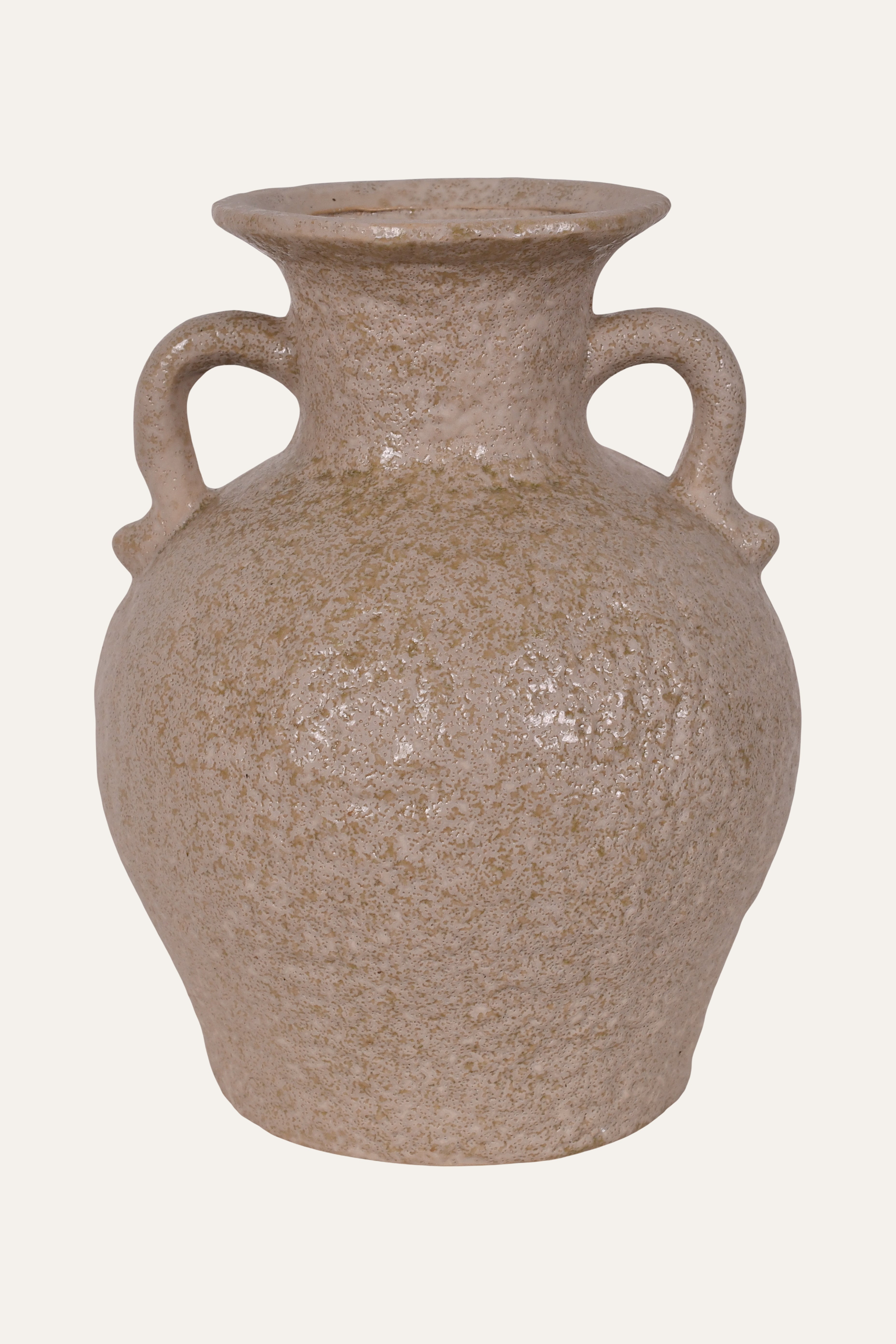 Textured Amphora Style Ceramic Vase