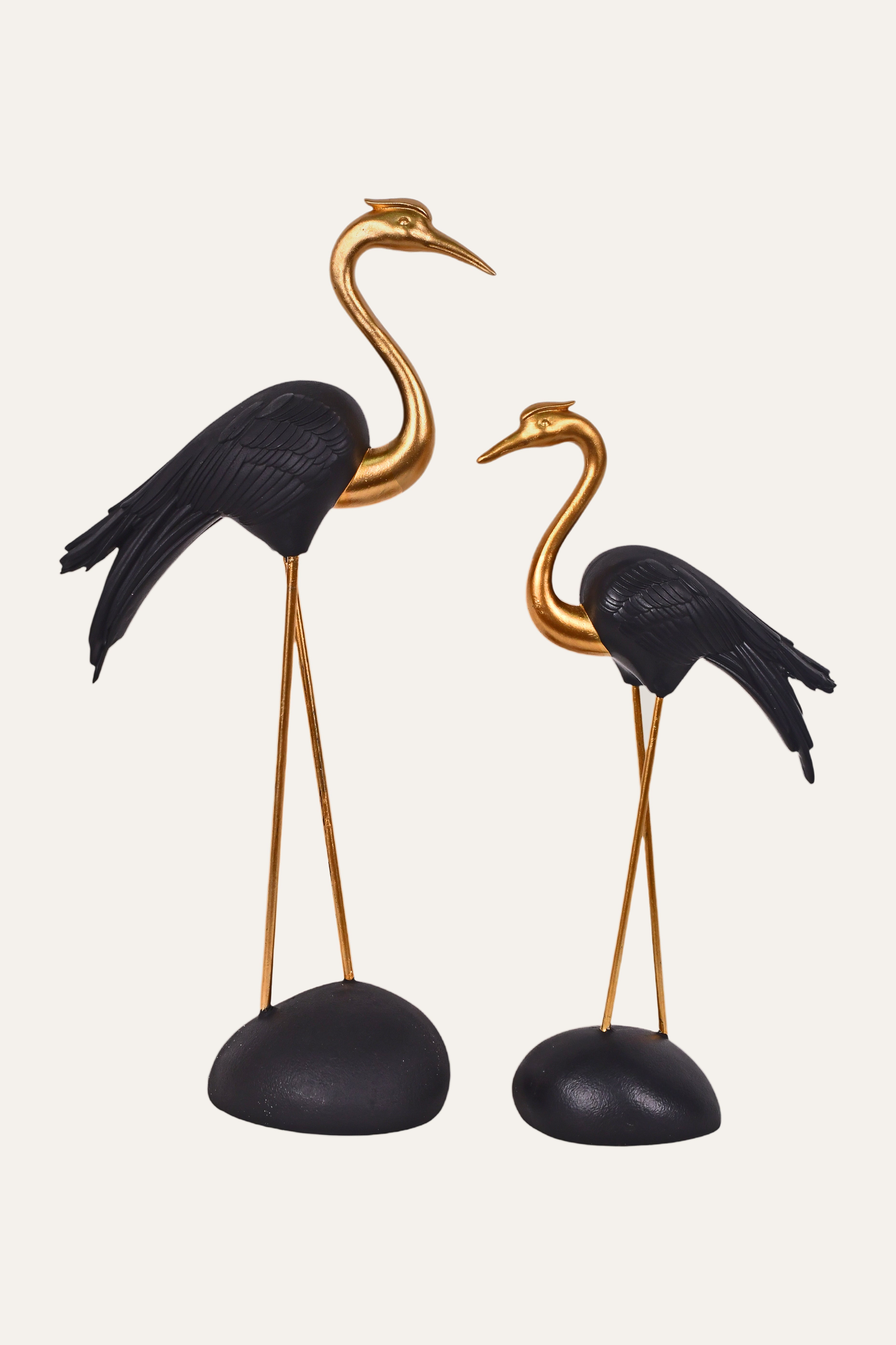 Decorative flamingo statue