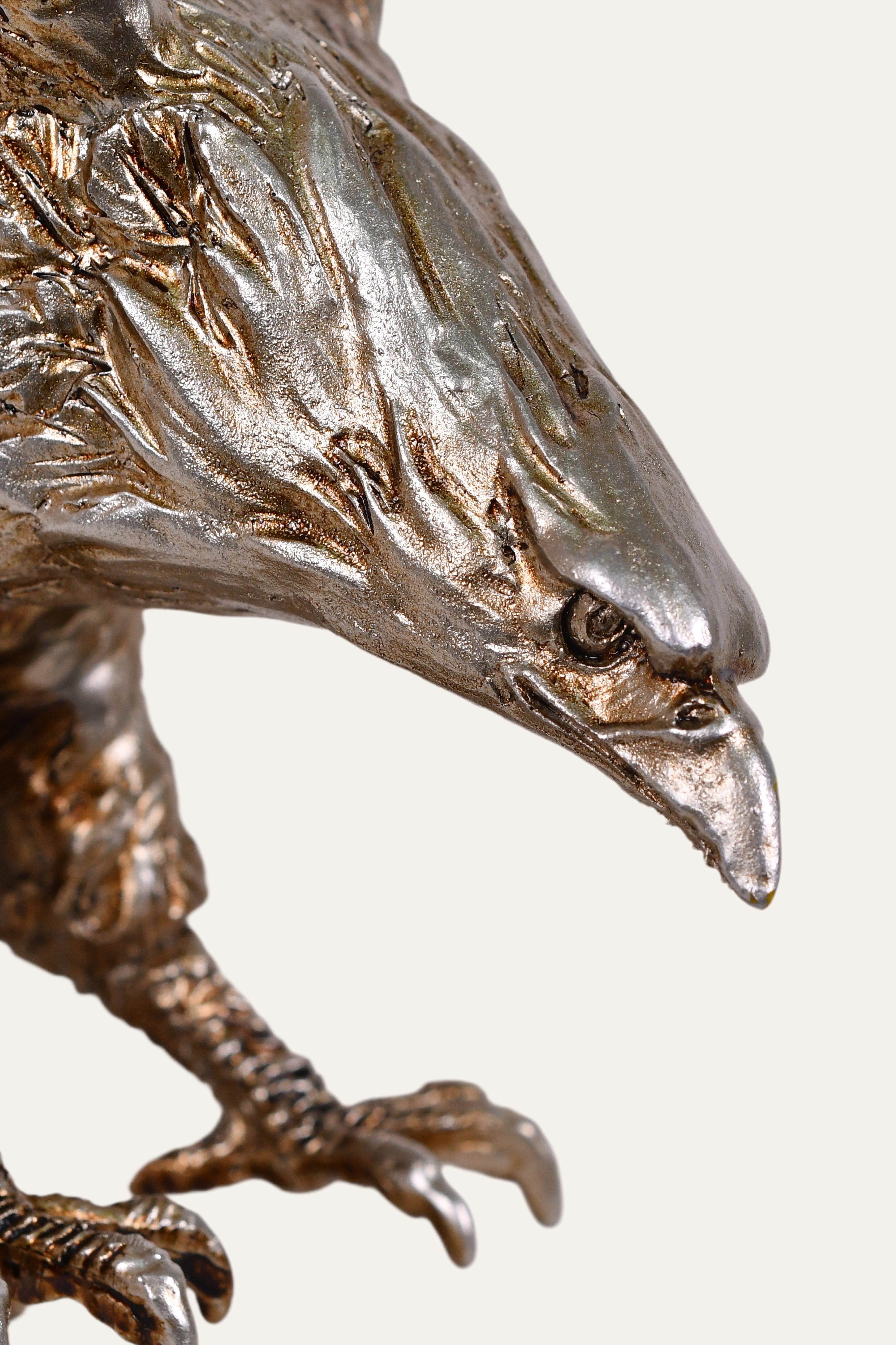 Metal Eagle Sculpture For Decor