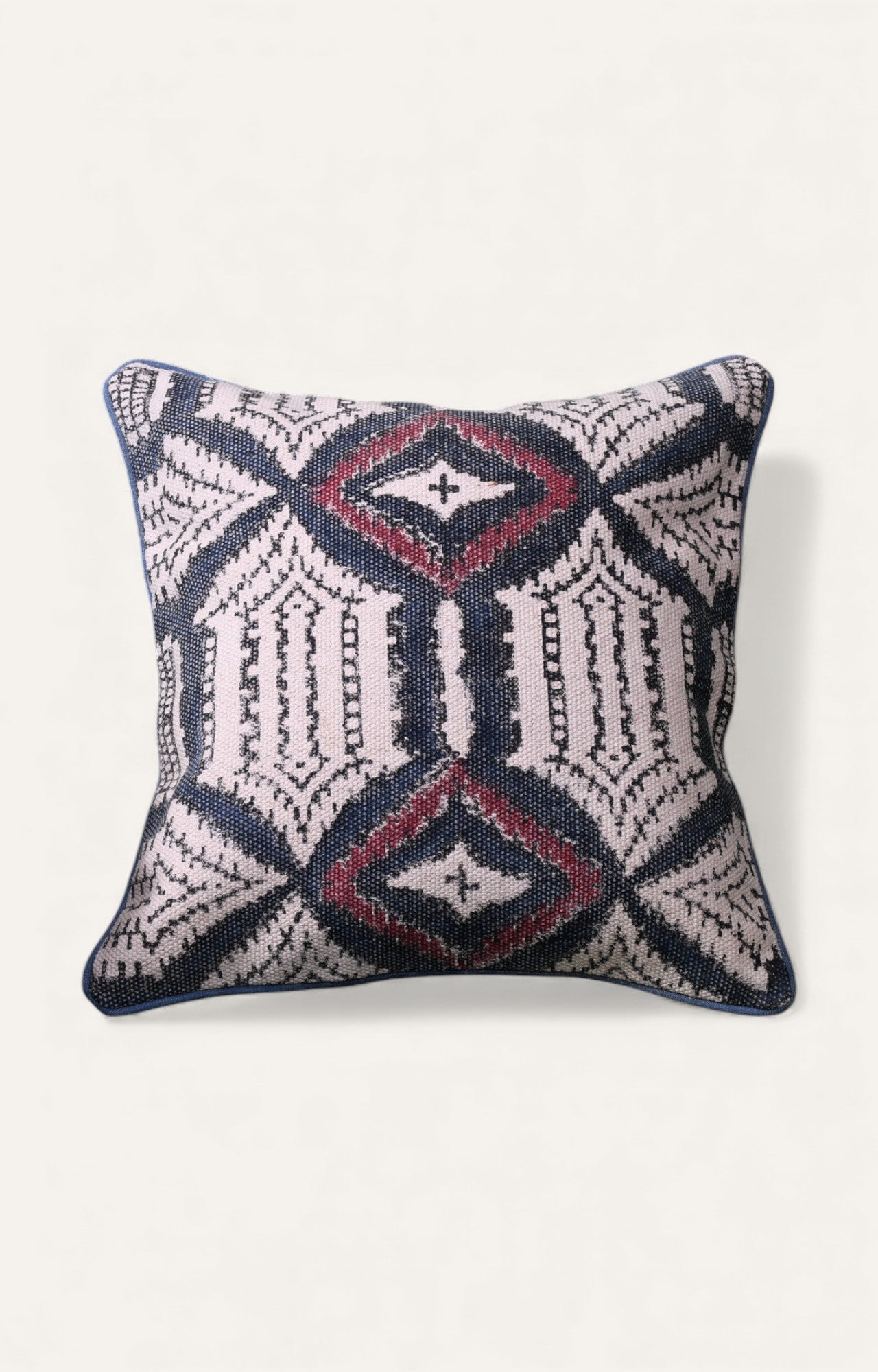Bold Tribal Print Cotton Cushion Cover