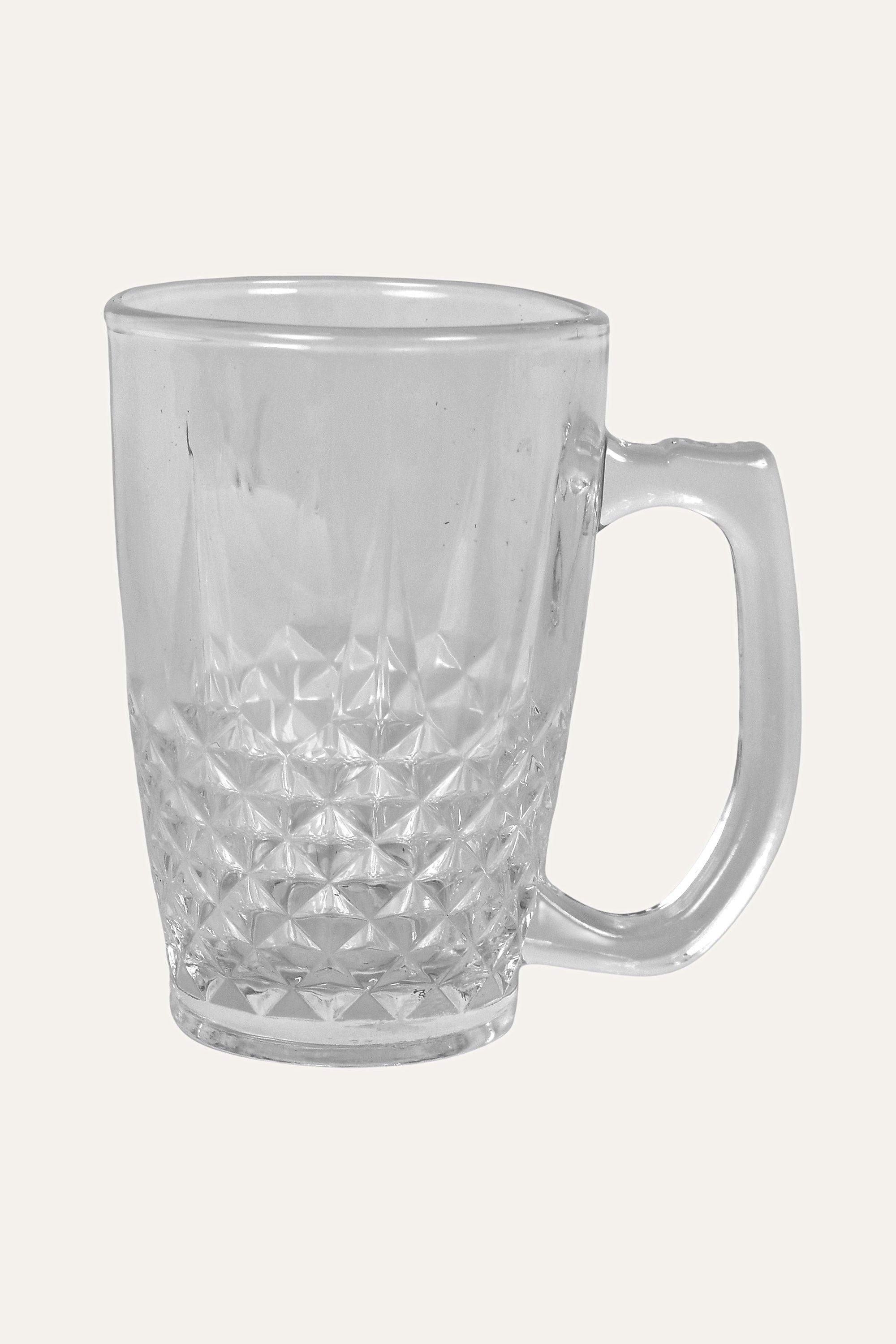 Luxury Glass Beer Mug | Classic Transparent Barware