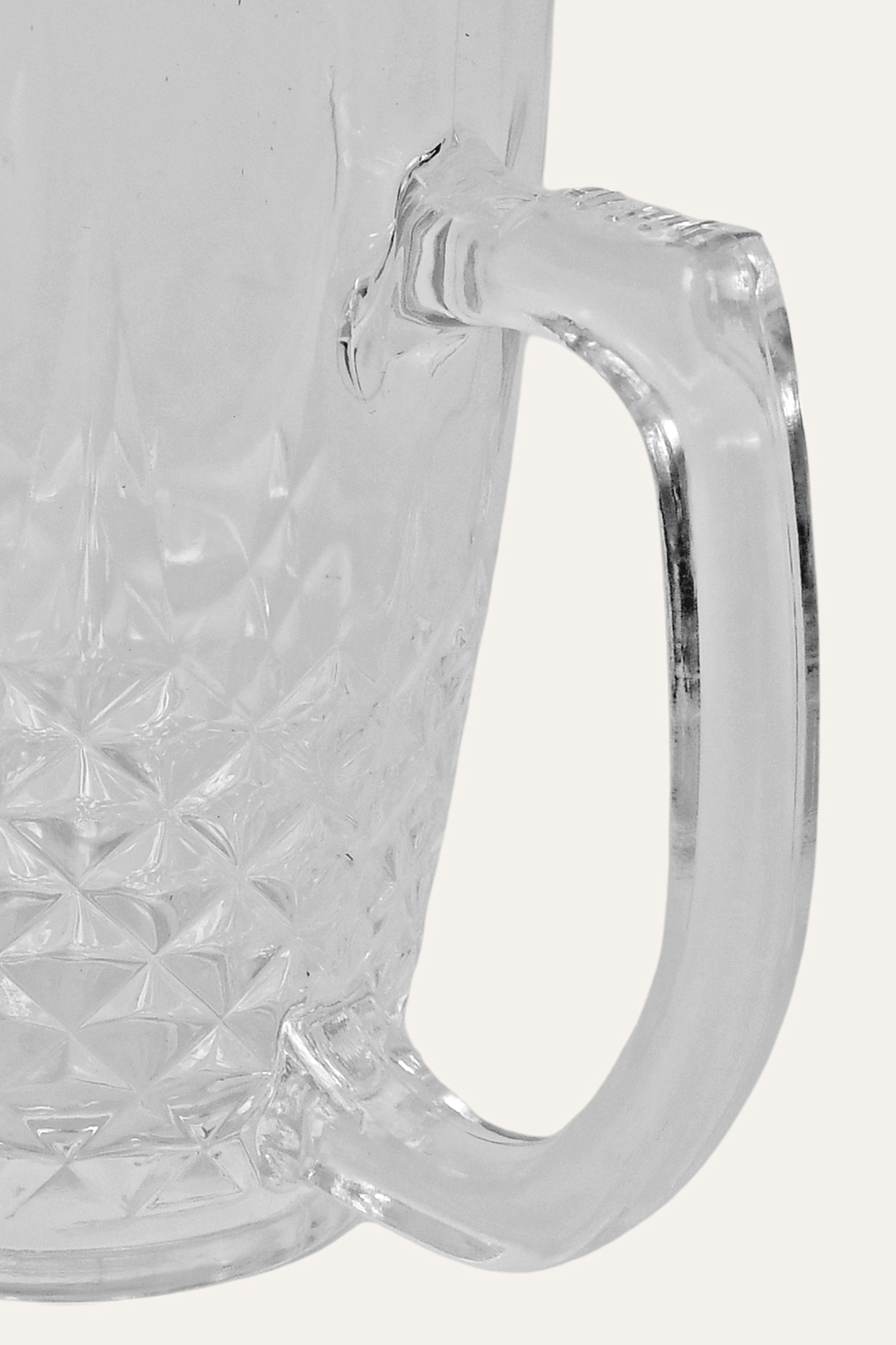 Luxury Glass Beer Mug | Classic Transparent Barware