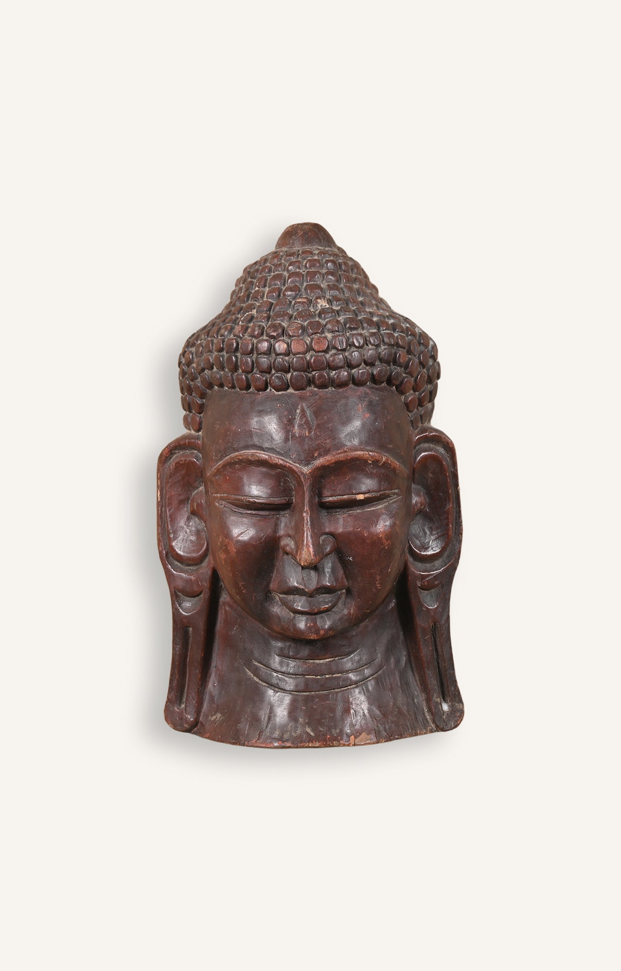 Wooden Lord Buddha Mask