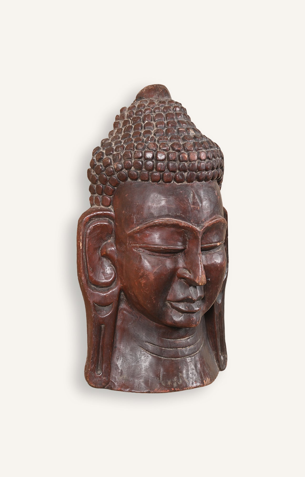 Wooden Lord Buddha Mask