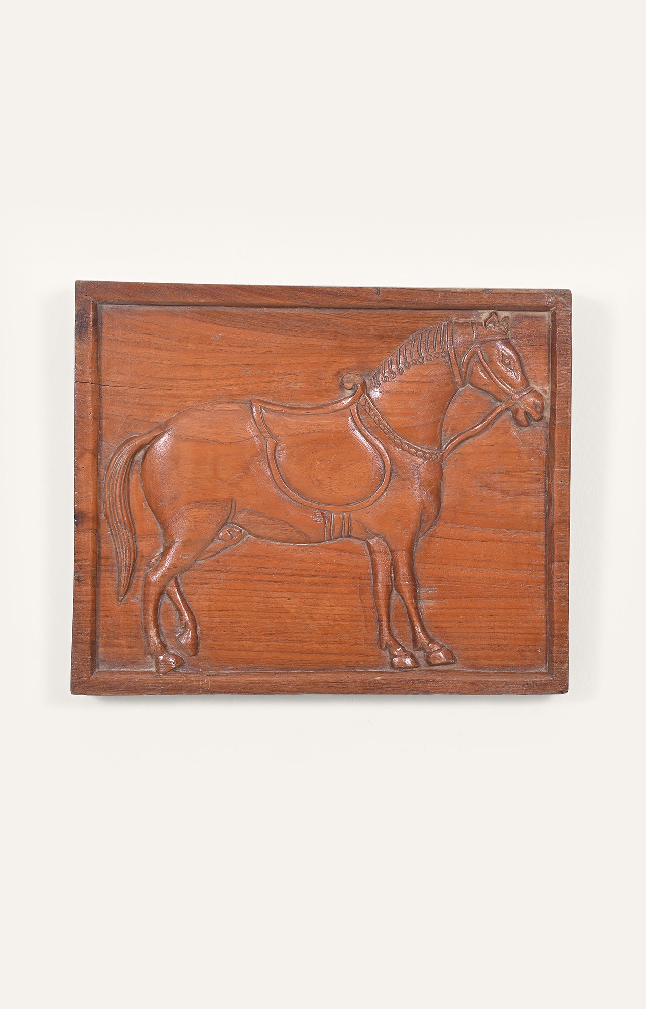 Unique Carved Wood Horse Wall Art