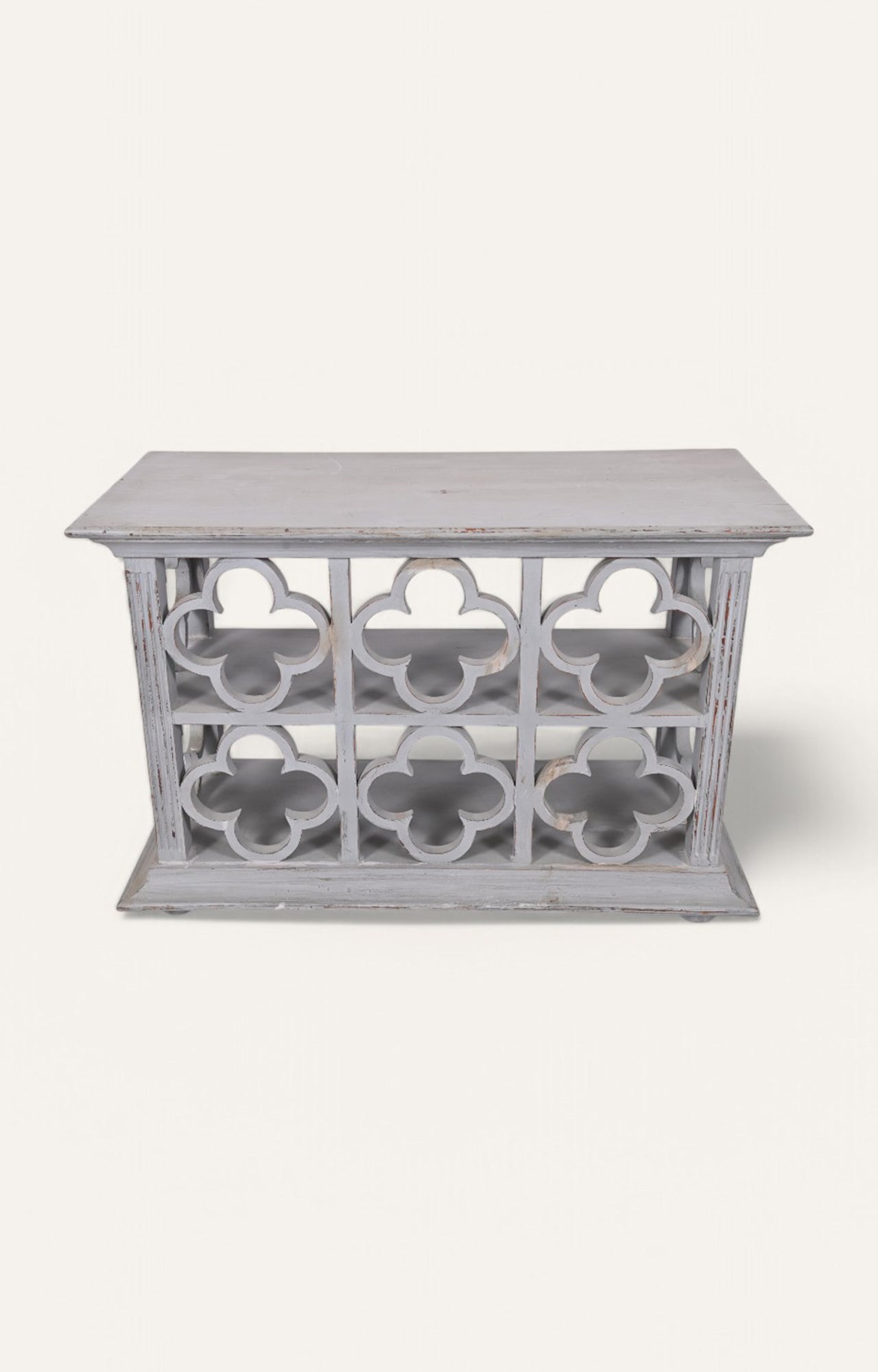 Jali Pattern Wooden Console