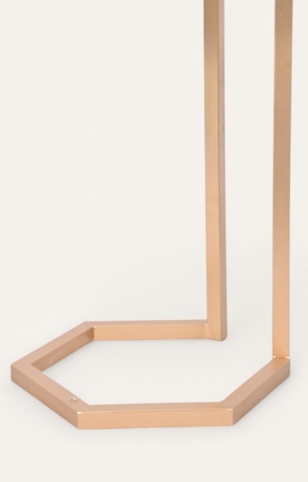 Edgy Handcrafted Iron and Stone Side Table