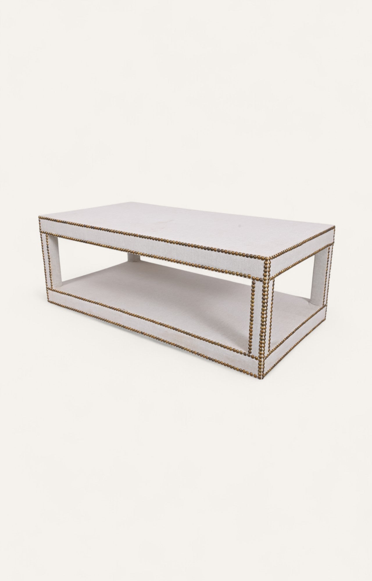 Linen Upholstered Coffee Table