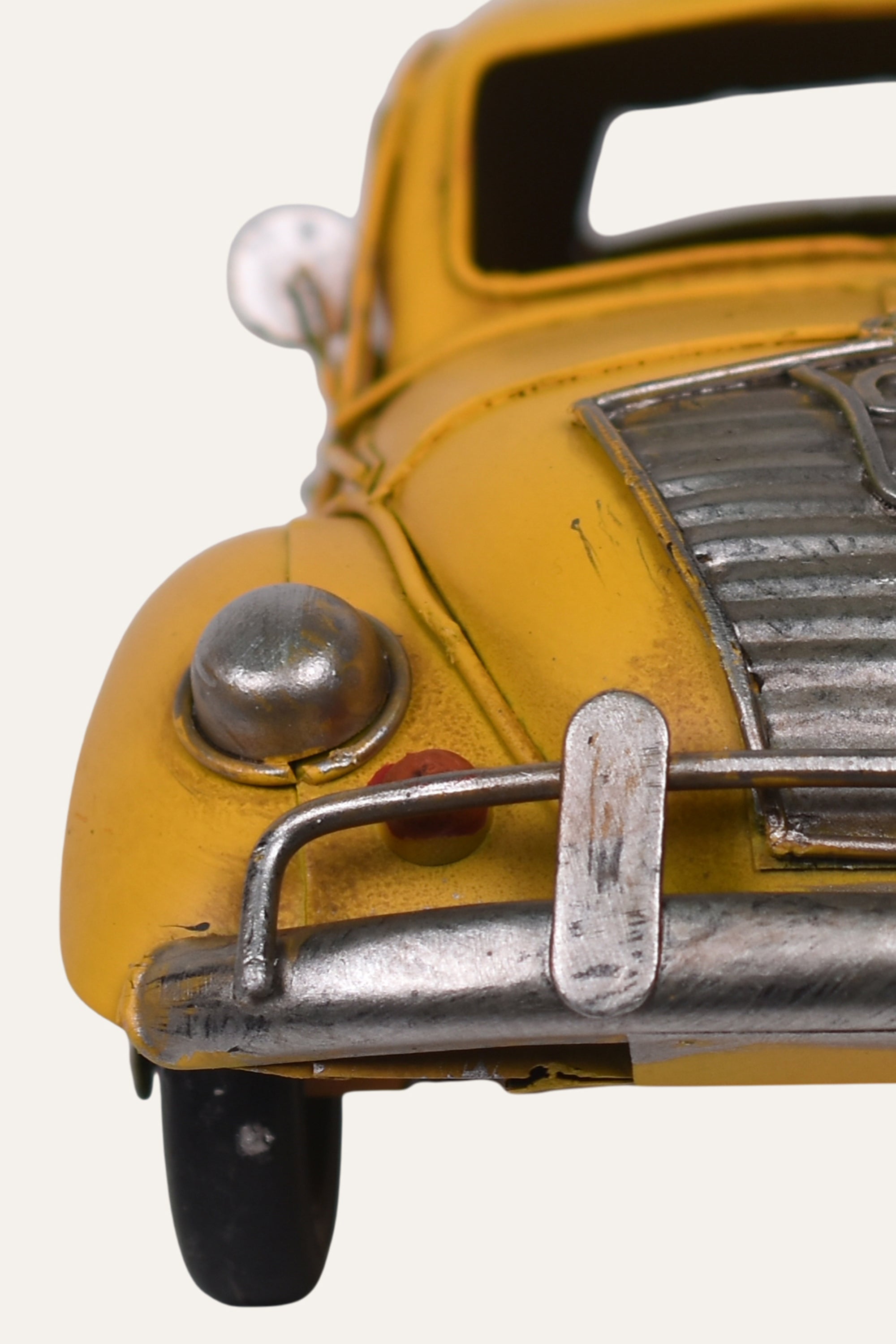 Retro Yellow Vintage Car