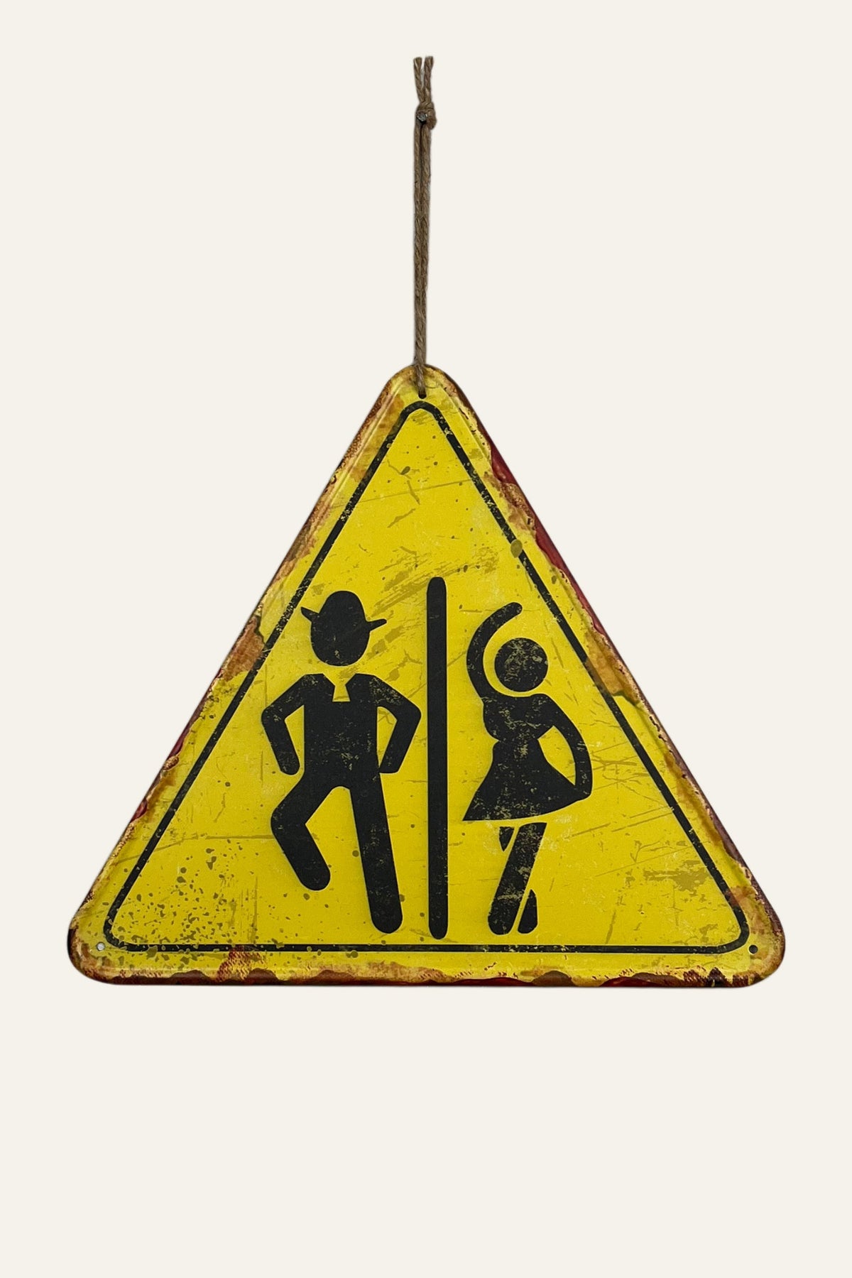 Dancing Duo Metal Wall Board Vintage | Retro Warning Sign Decor for Bar ...