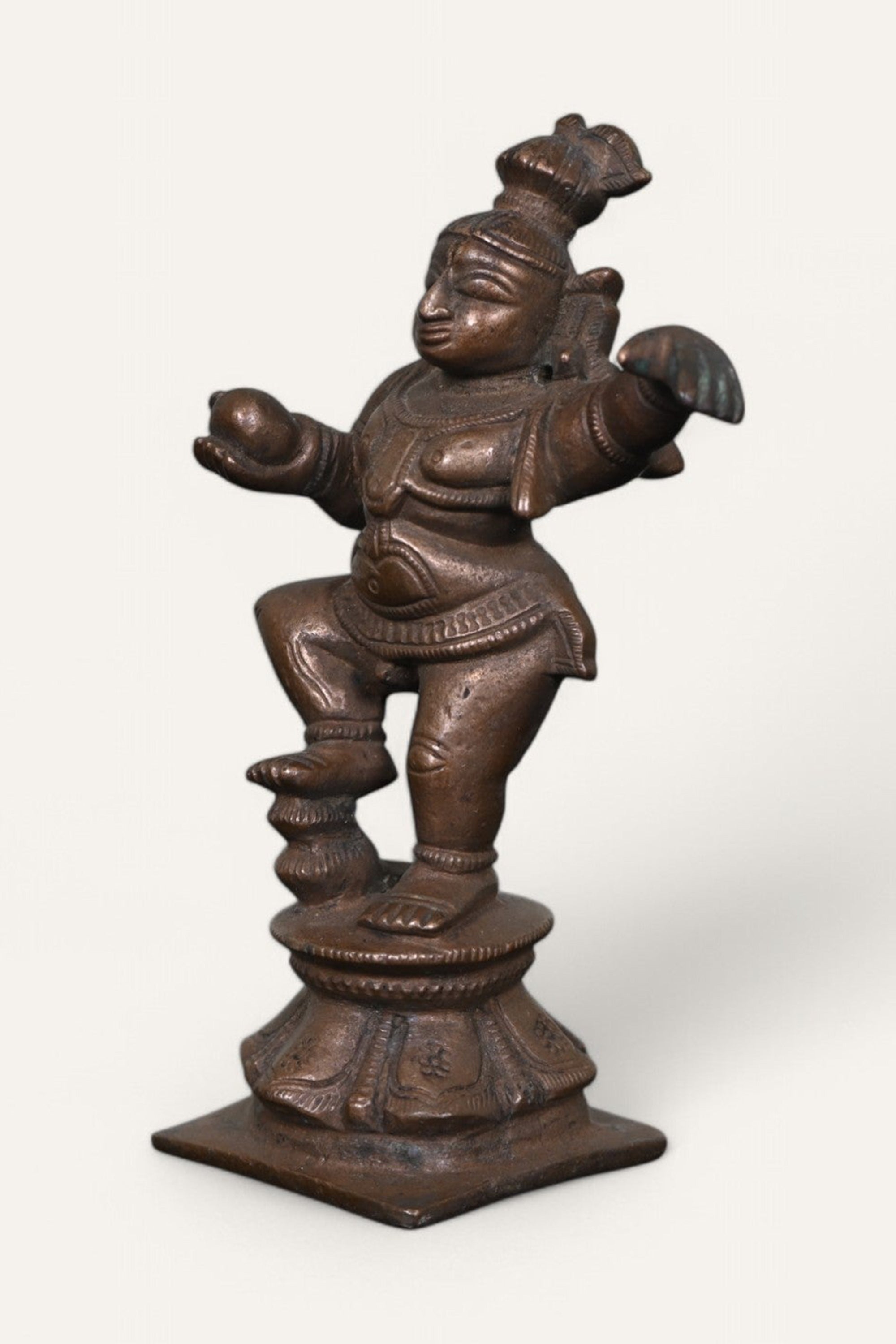 Dancing Man Brass Figurine