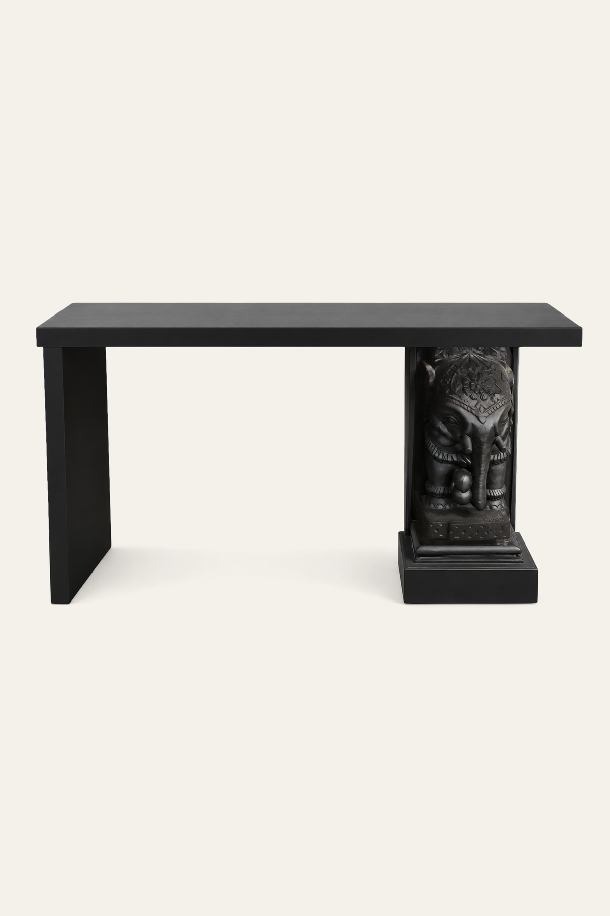 Dark Wood Console Table