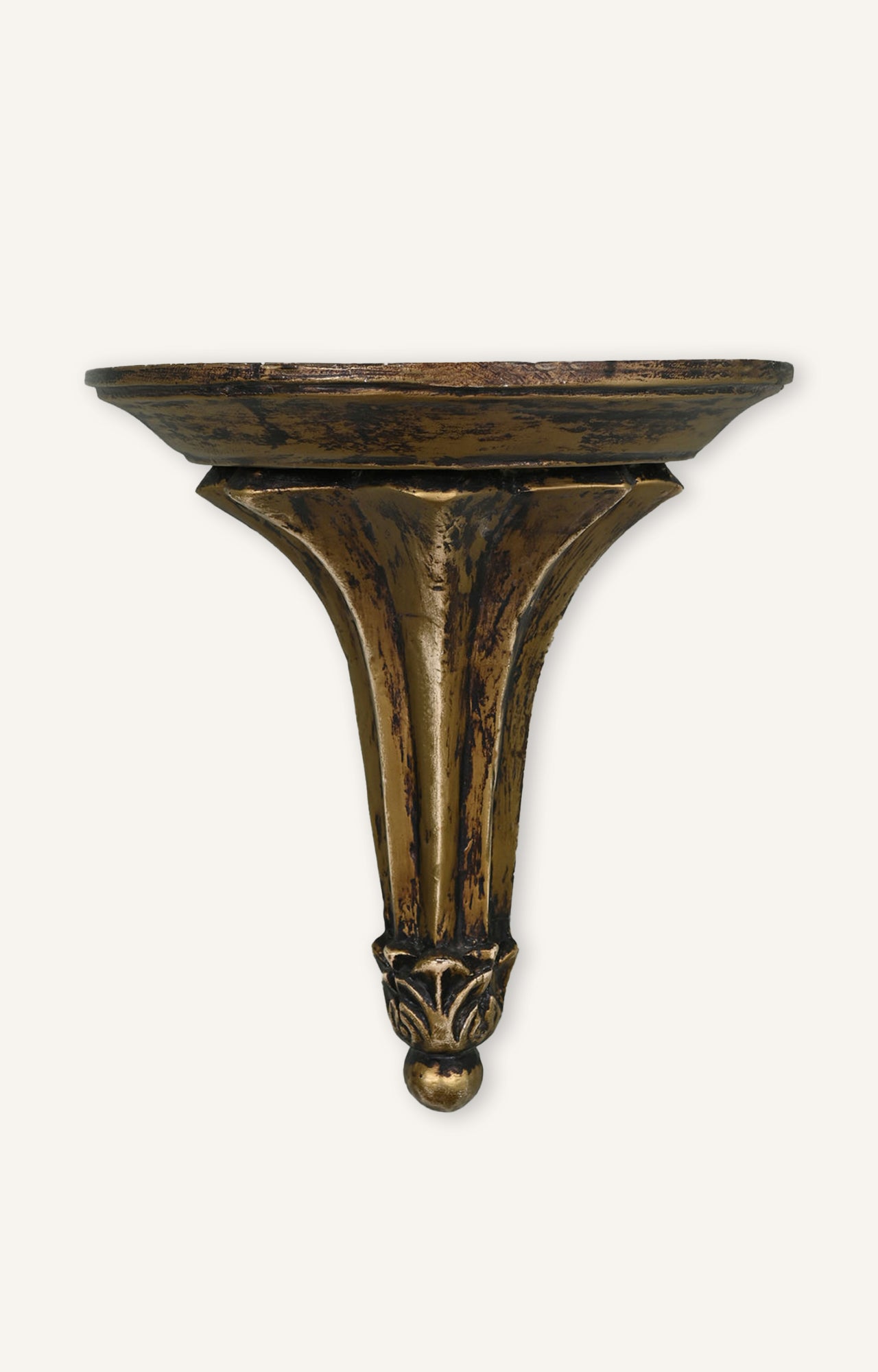 Deco Carved & Gilt Wood Wall Bracket_2