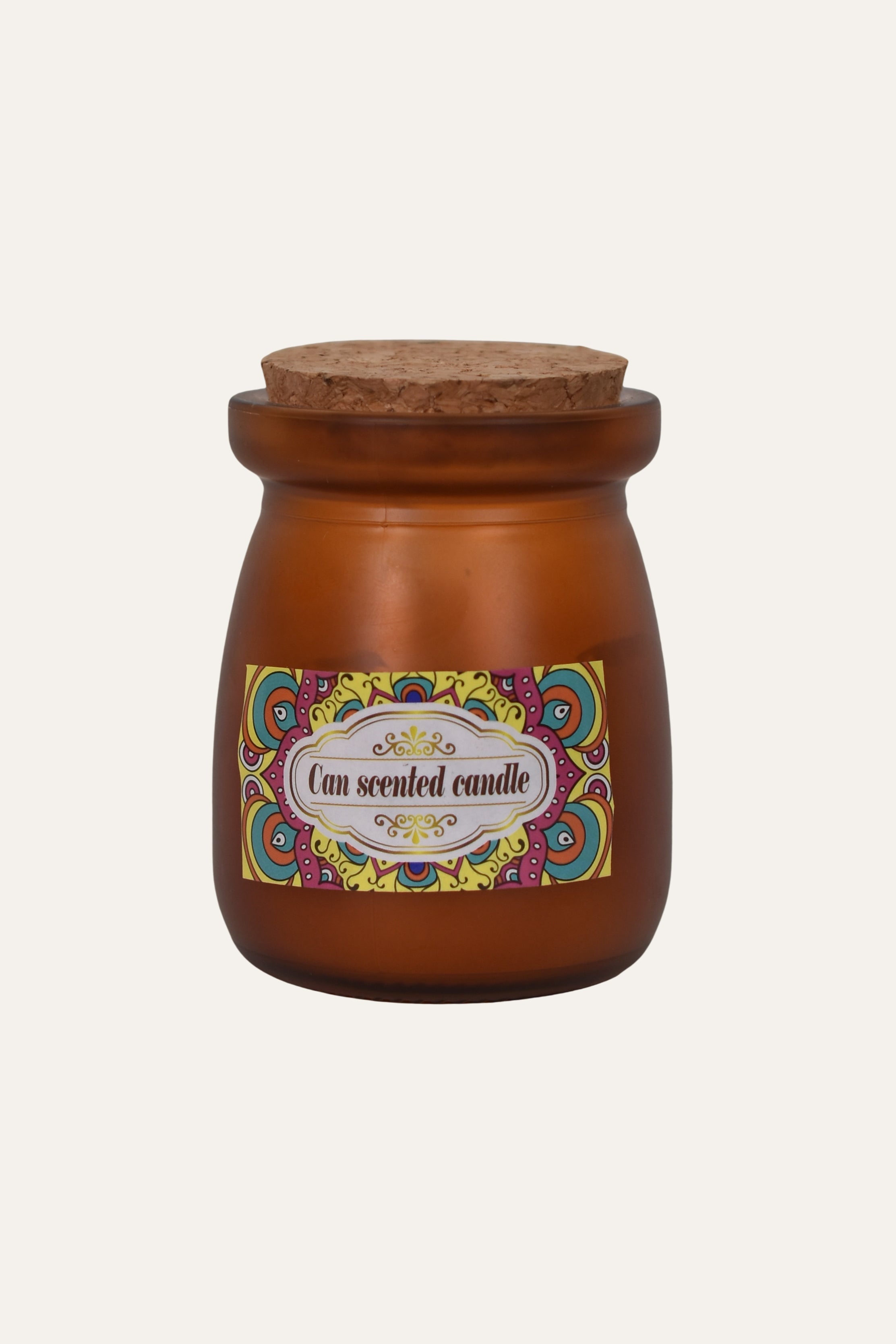 Decorative Amber Jar Scented Candle