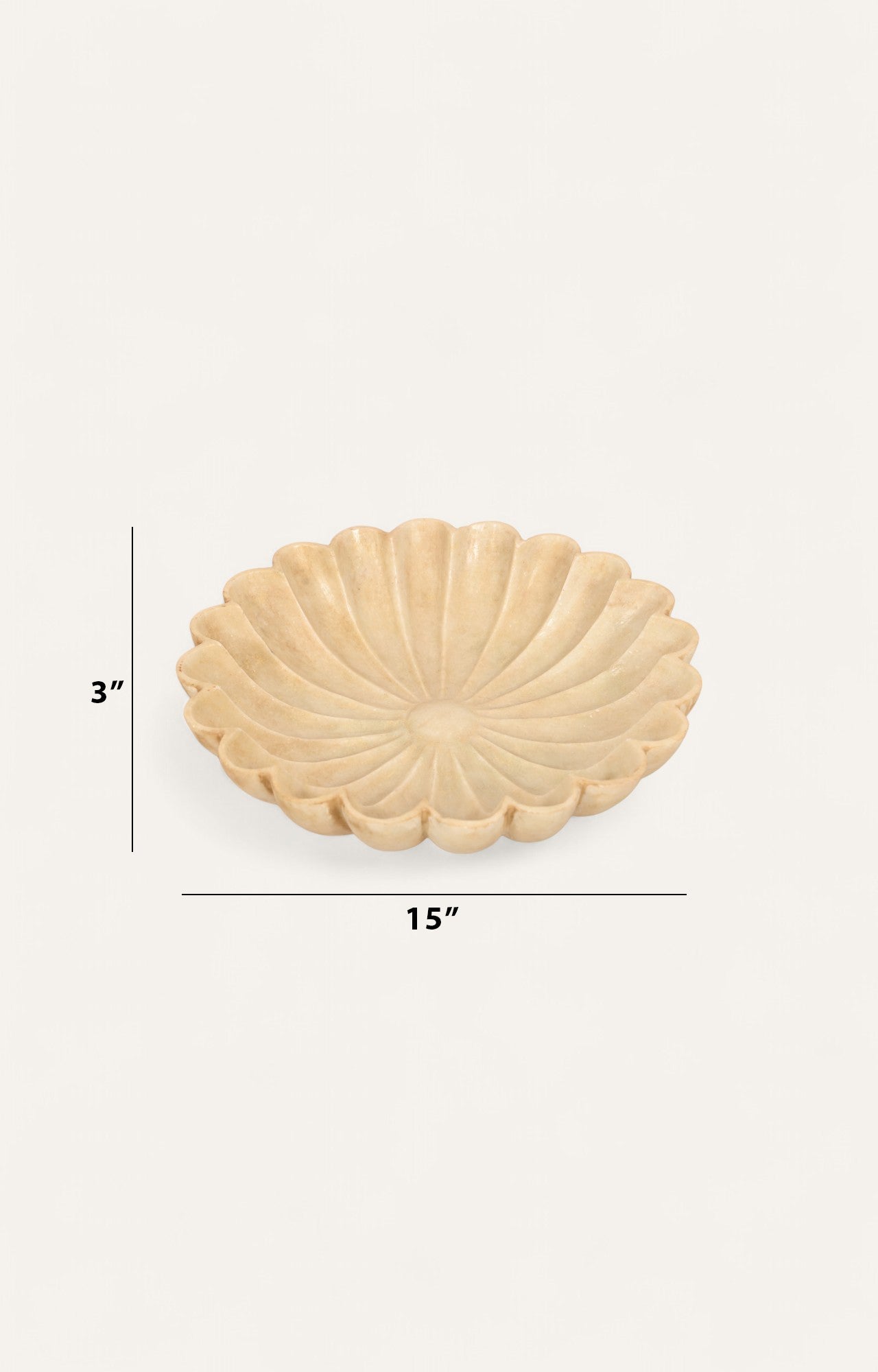 Decorative Bowl In Flower Shape size