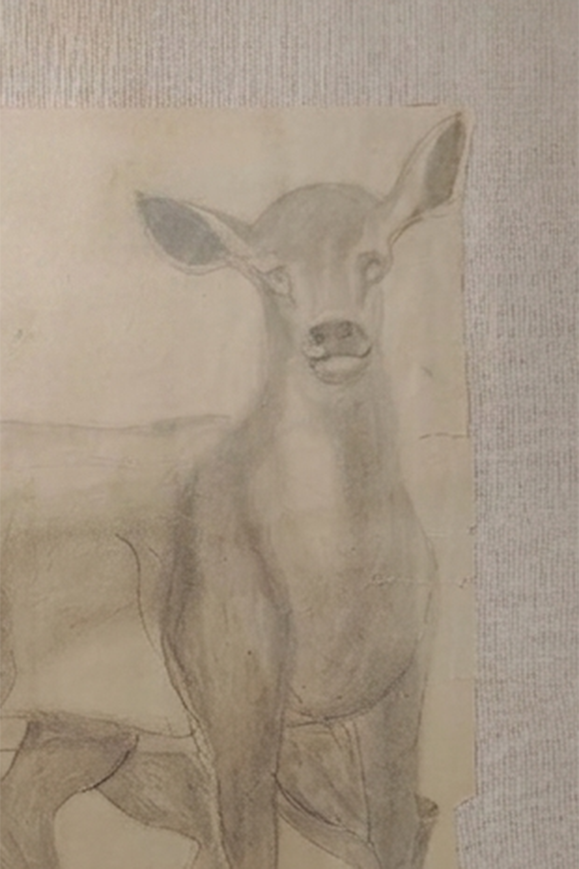 Decorative Deer Painting for Luxury Interiors