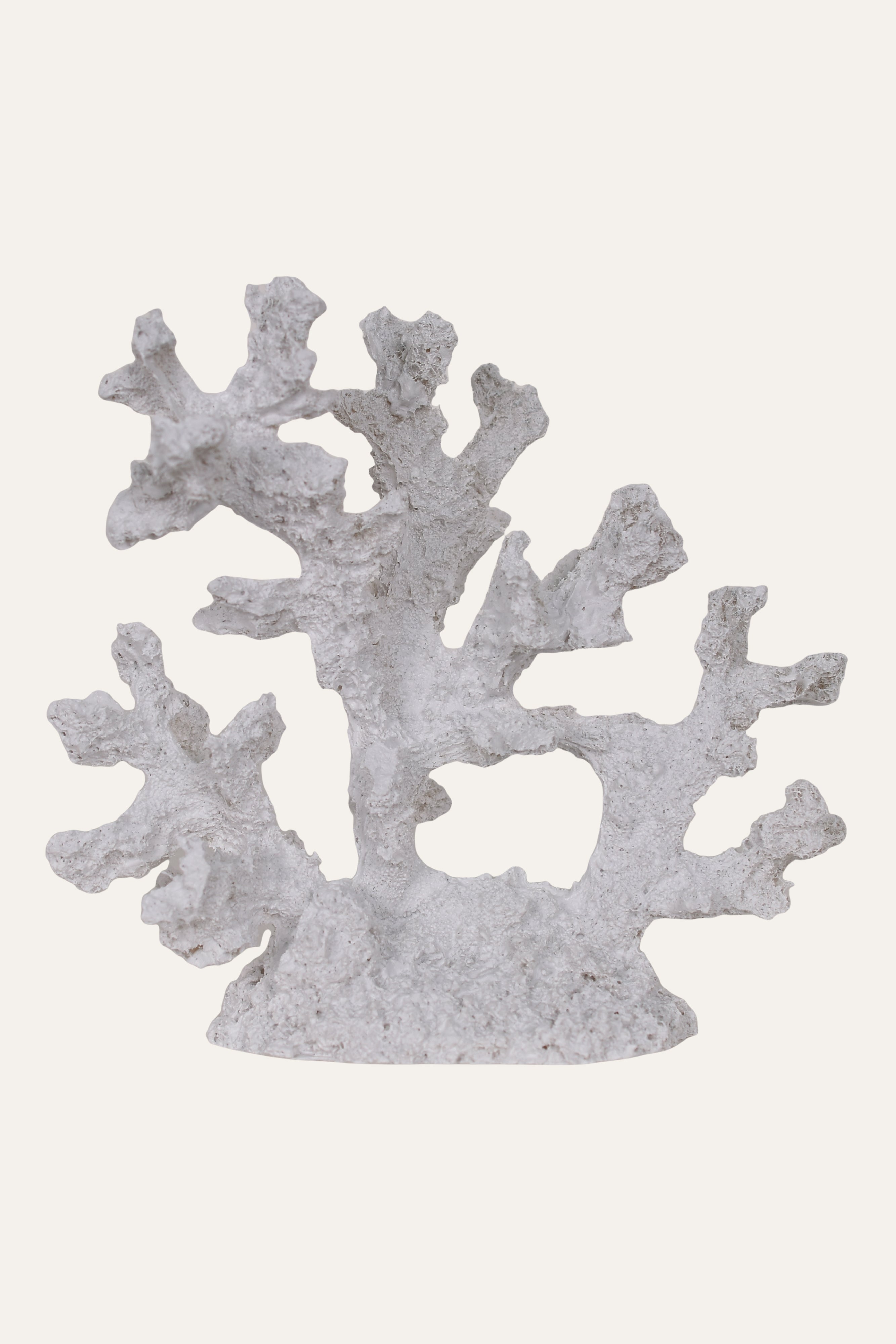 Decorative White Resin Branch Coral Sculpture